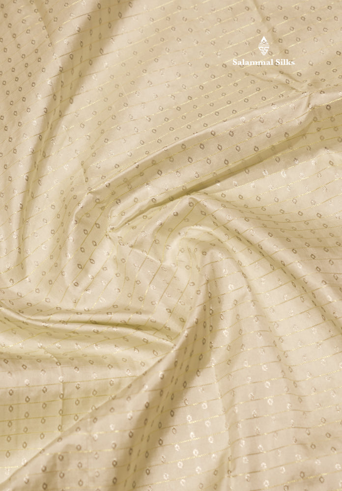 White Colour Pure Kanjivaram Silk Saree With Baby Pink Border