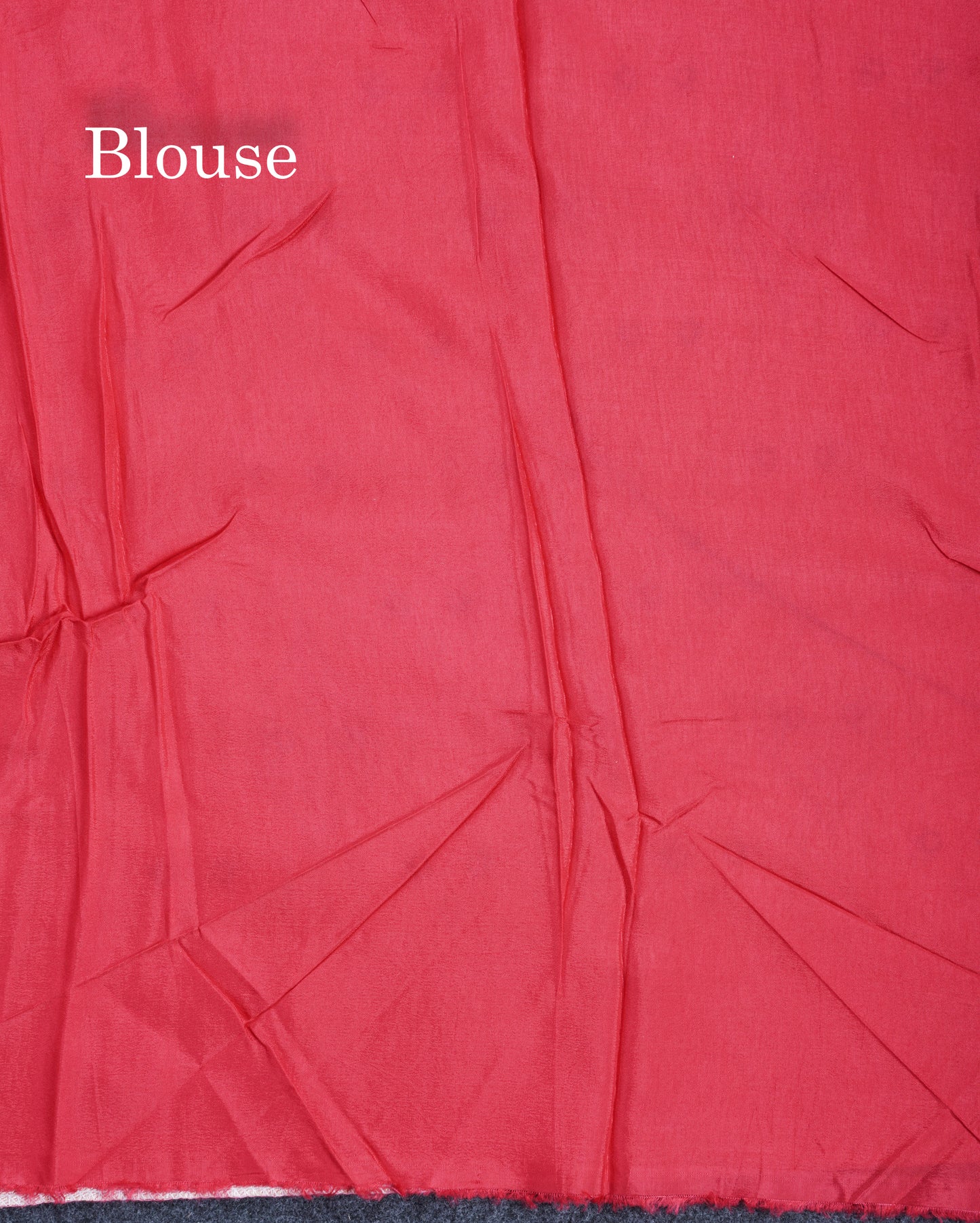 Black Wave Pattern Banarasi Semi Georgette Saree With Contrast Red Blouse