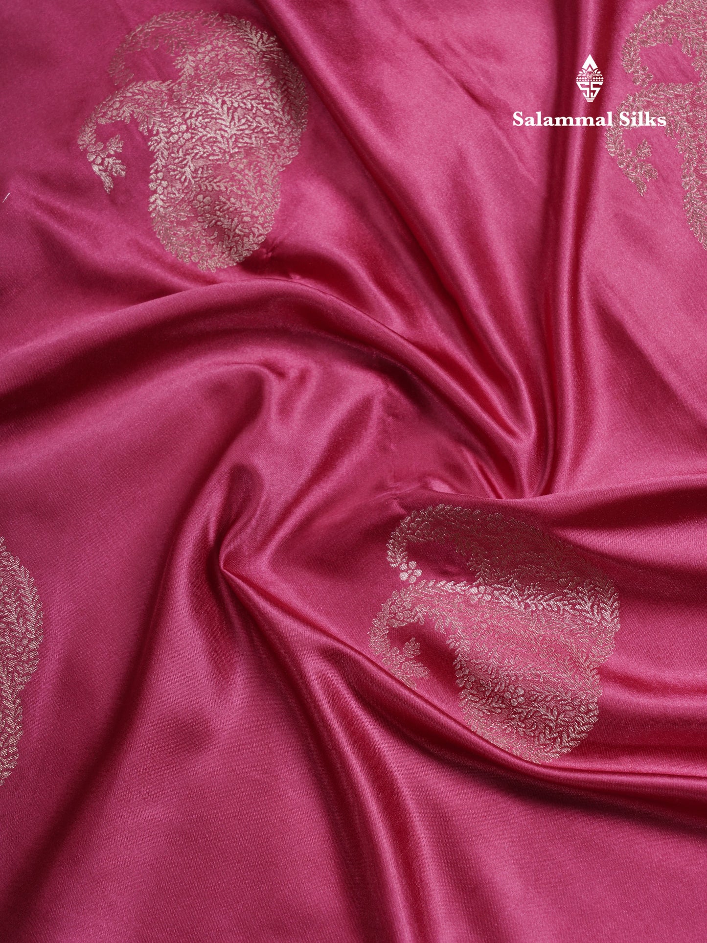 Beautiful Pink Shade Russian Silk Saree With Fancy Self Border