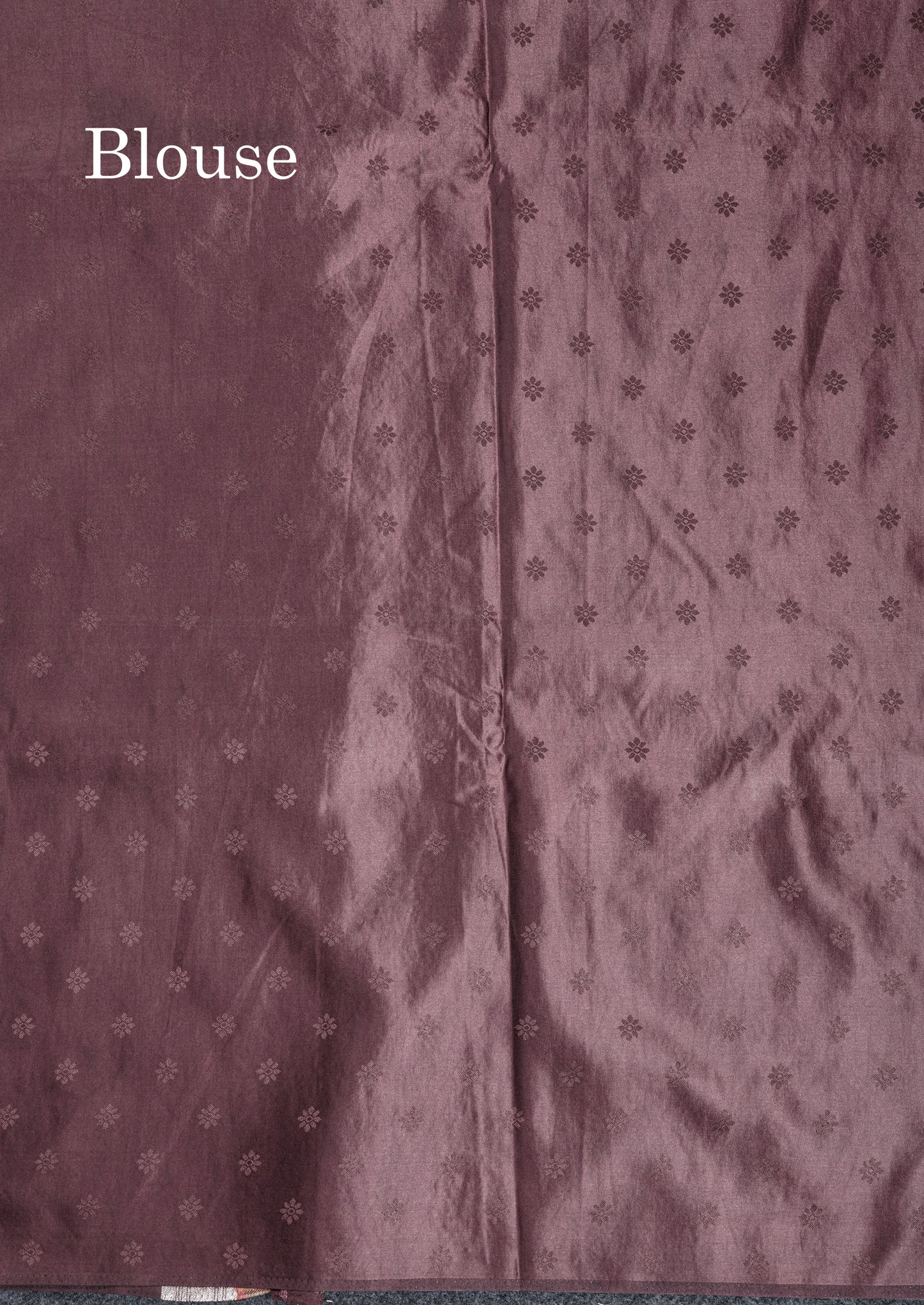 Beautiful Brown Meenakari Work Russian Silk Saree With Fancy Self Border