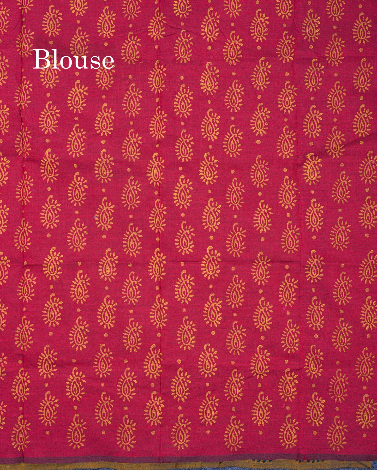 Beautiful Olive Mustard Yellow Mirror Work South Cotton Printed Saree With Contrast Maroon Blouse