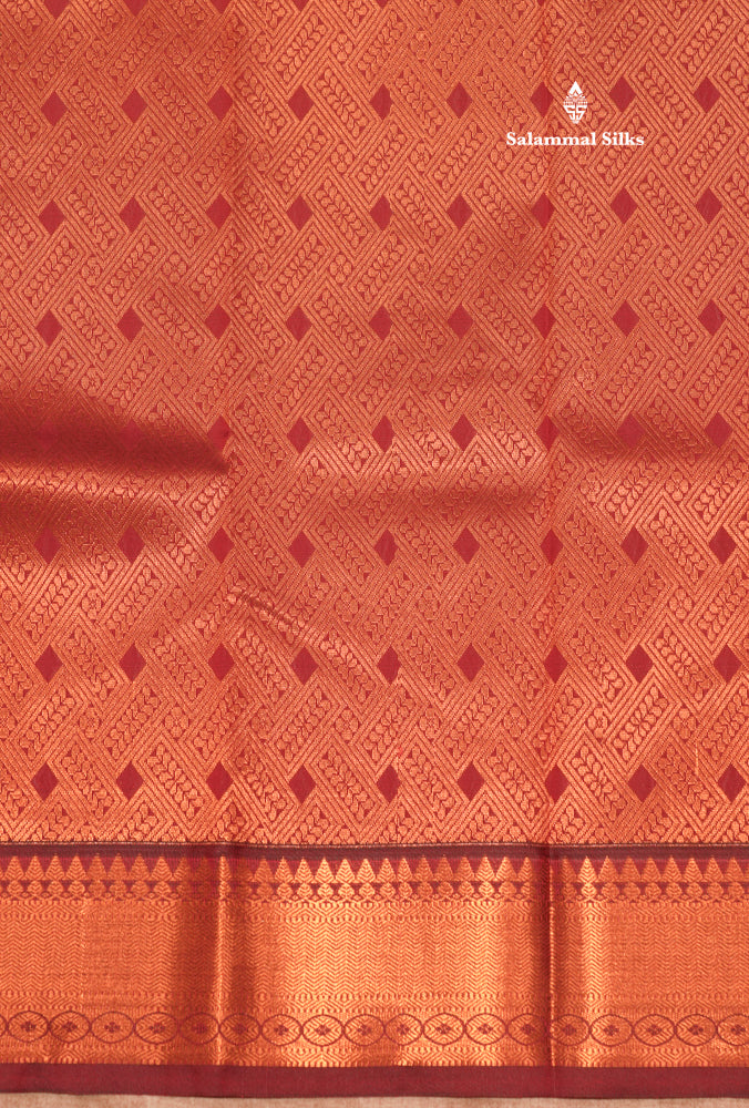 Navy Blue Colour Semi Silk Saree With Maroon Border