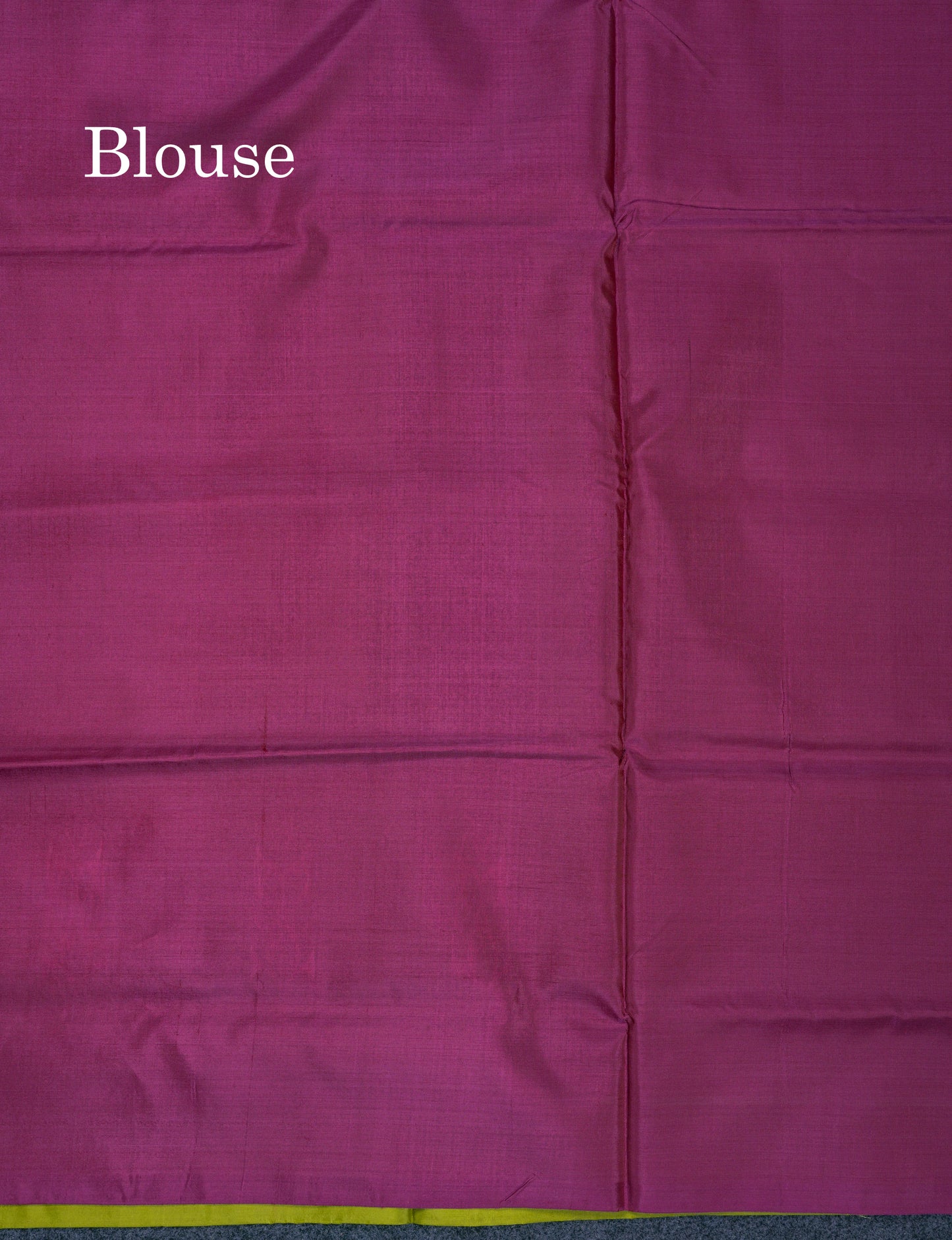 Parrot Green Thread work Buttas Banana Pinth Saree (Vaazhainaar Pattu) With Contrast Magenat Blouse