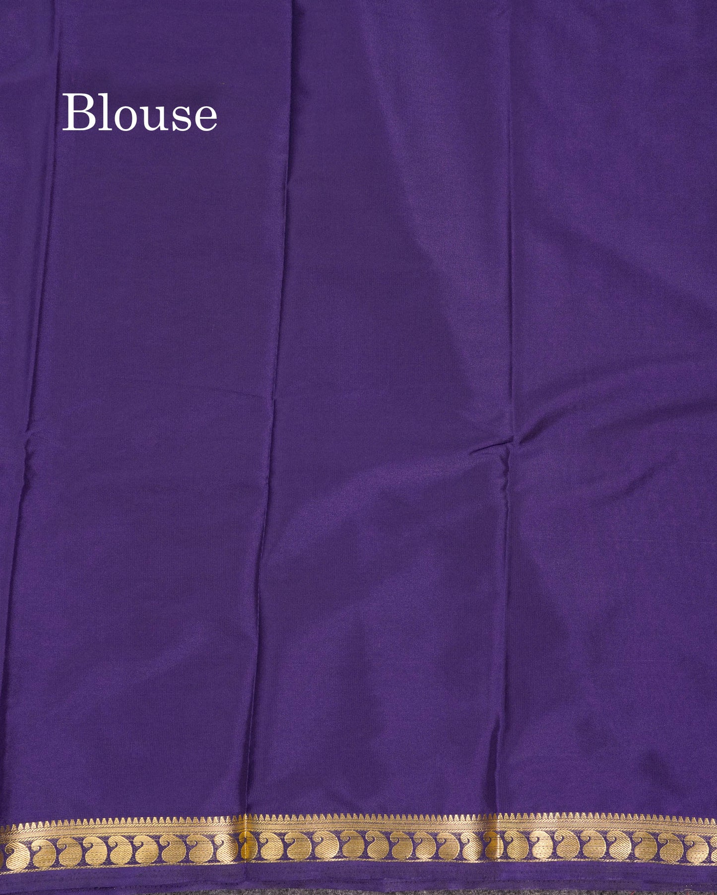 Beautiful Light Ramar Blue Plain Semi Mysore Silk Saree With Contrast Navy Blue Traditional Small Border