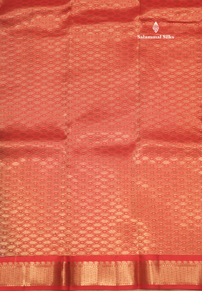 Royal Blue Colour Pure Kanjivaram Silk Saree With Small Red Border