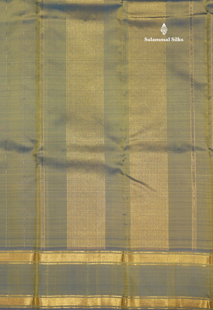 Lemon Yellow Colour Pure Kanjivaram Silk Saree With Contrast Double Border