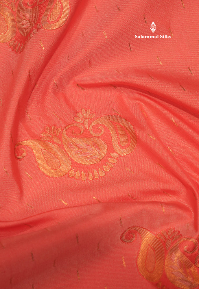 Onion Pink Colour Semi Silk Saree With Sapphire Green Border