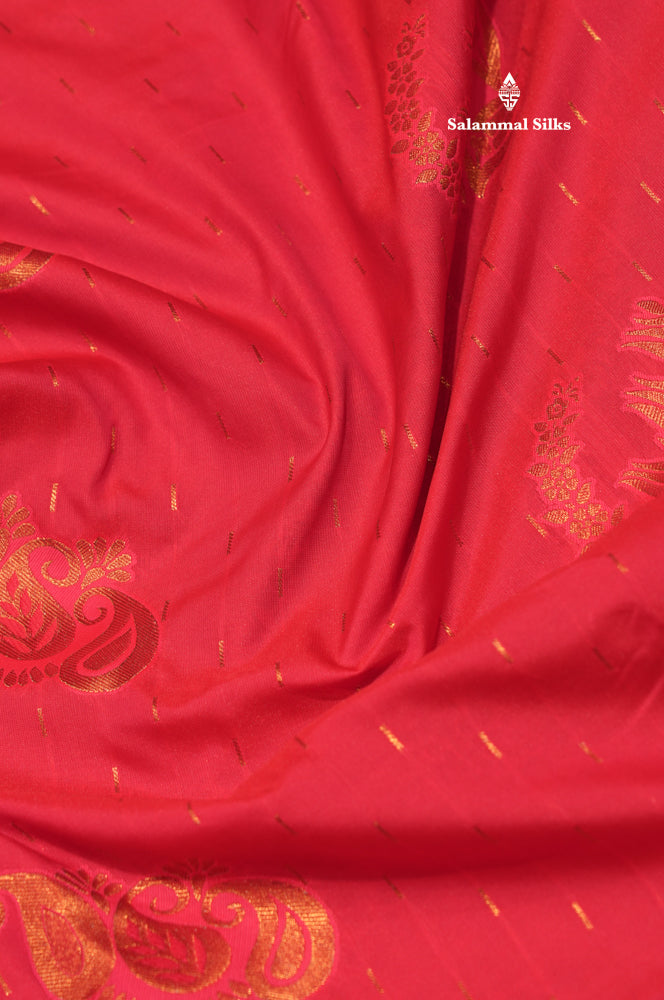 Onion Pink Colour Semi Silk Saree With Sapphire Green Border