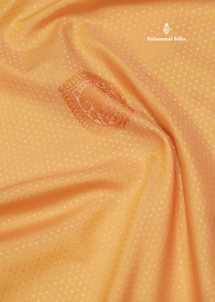 Sandal Colour Semi Silk Saree With Pink Copper Zari Border