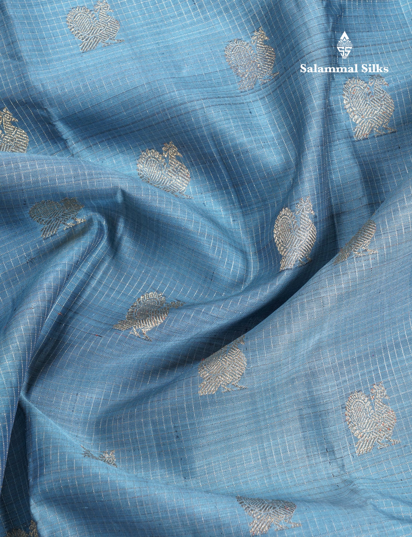 Grey Beautiful Pure Kanjivaram Silk Saree Pure Zari with Traditional Korvai Dark Maroon Border