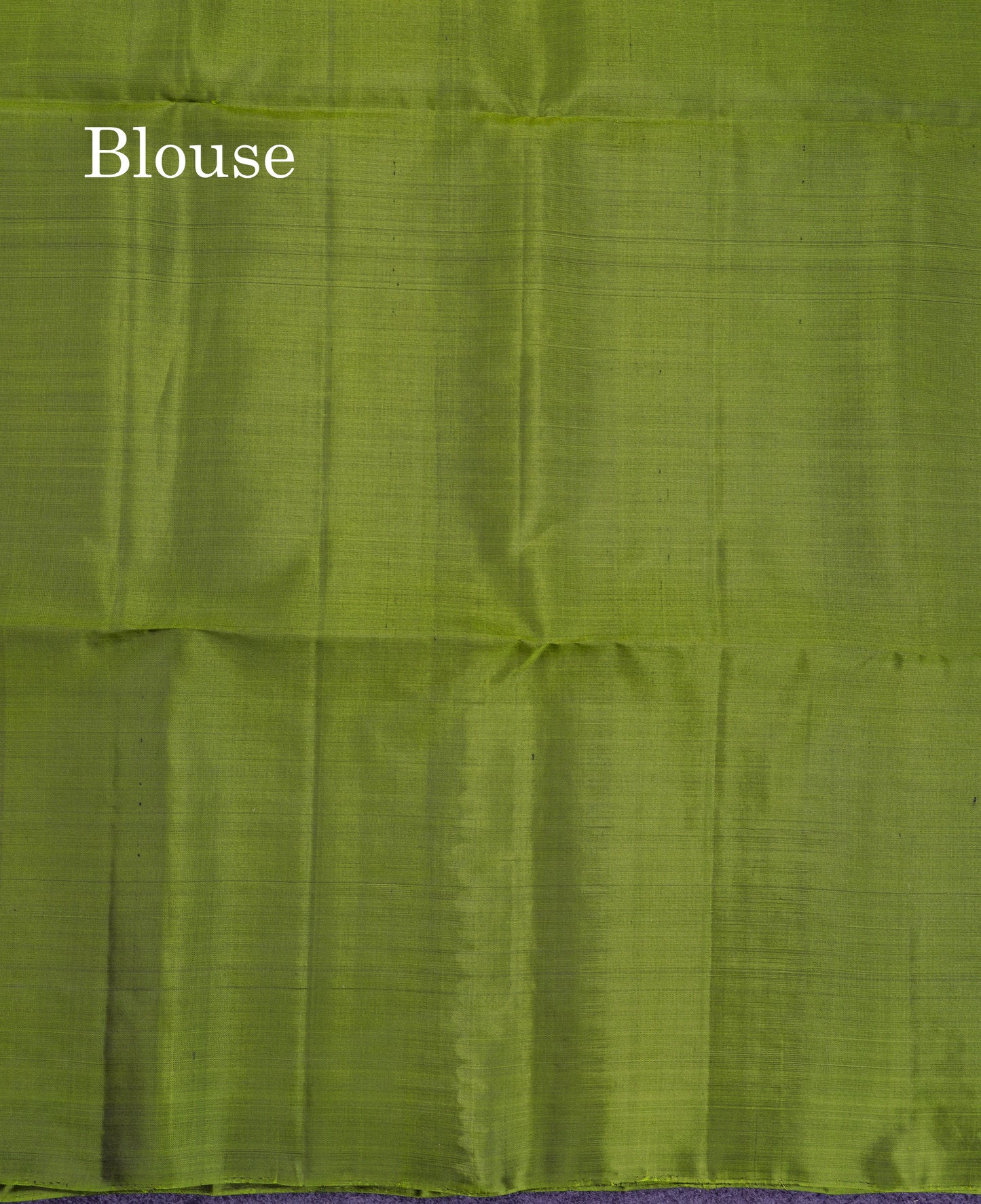 Beautiful Violet Pure Kanjivaram Soft Silk Saree With Contrast Army Green Blouse
