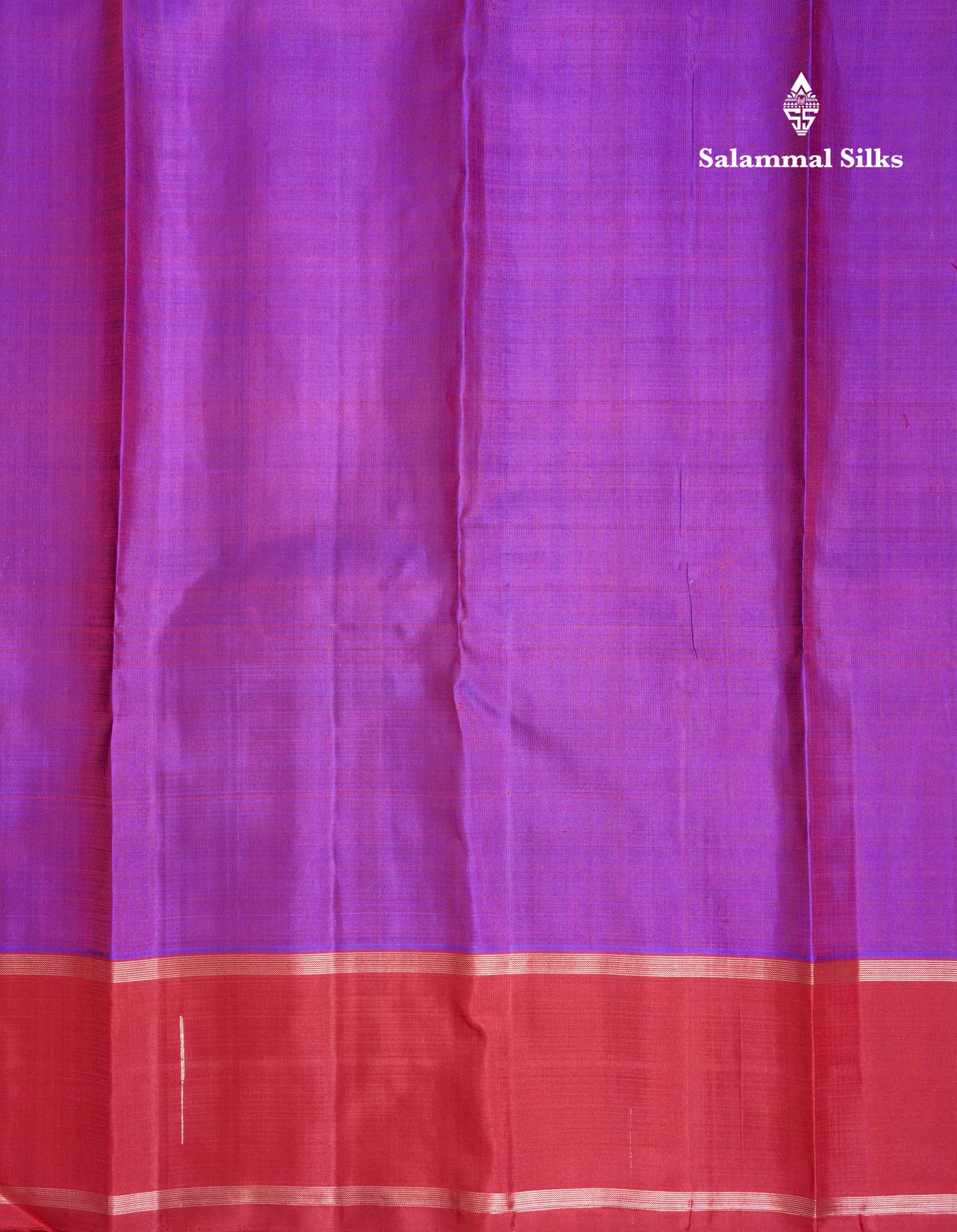 Violet Beautiful Traditional Buttas Pure Kanjivaram Silk Saree Pure Zari with Maroon Border