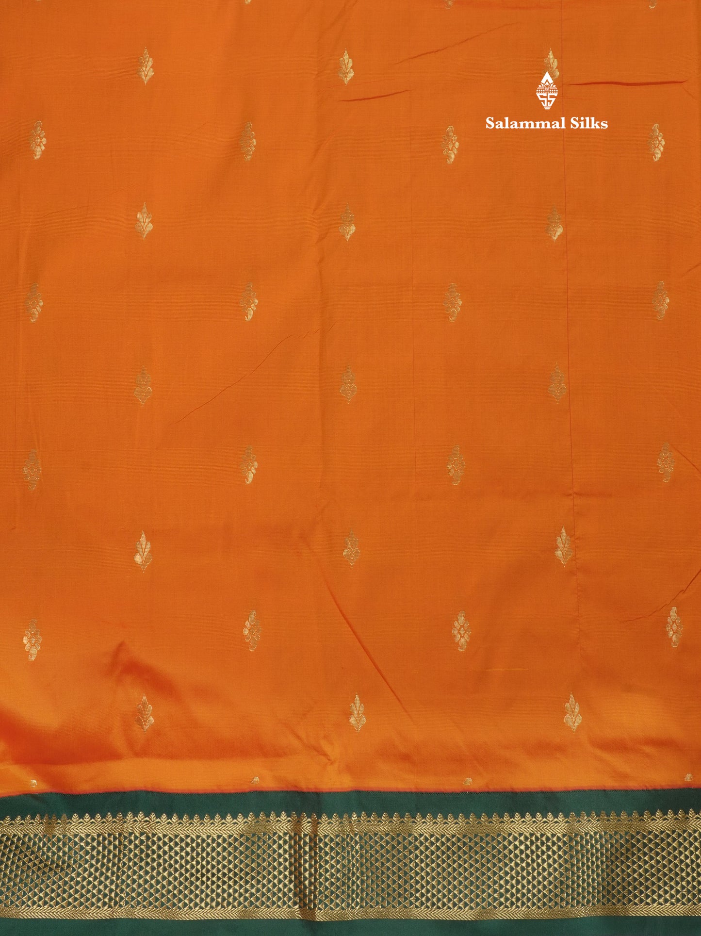9.5 Yards Semi Silk Saree Maroon with Contrast Bottle Green Border