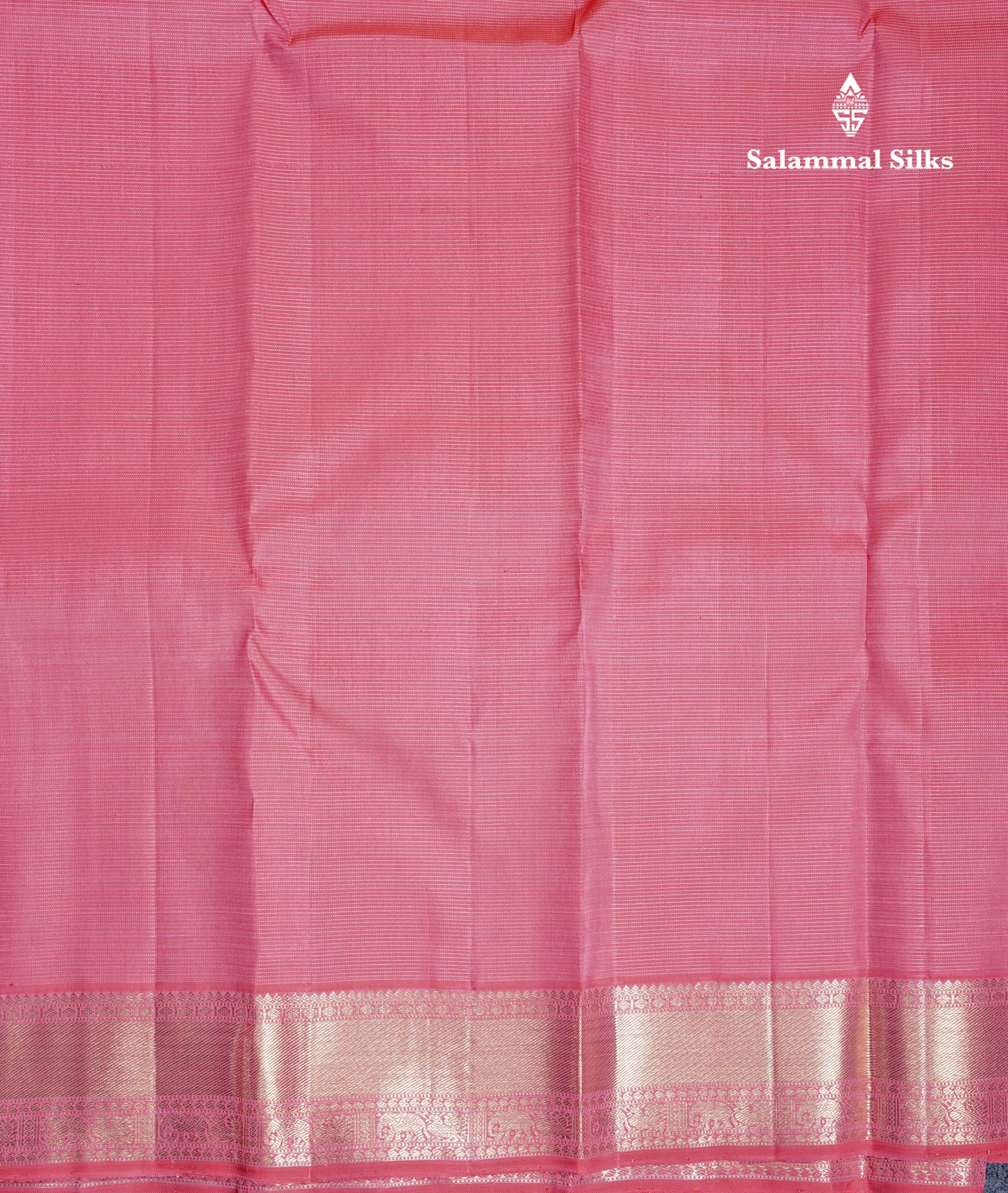 Pink Traditional Vairaoosi And Buttas Pure Kanjivaram Silk Saree Pure Zari with Self Border