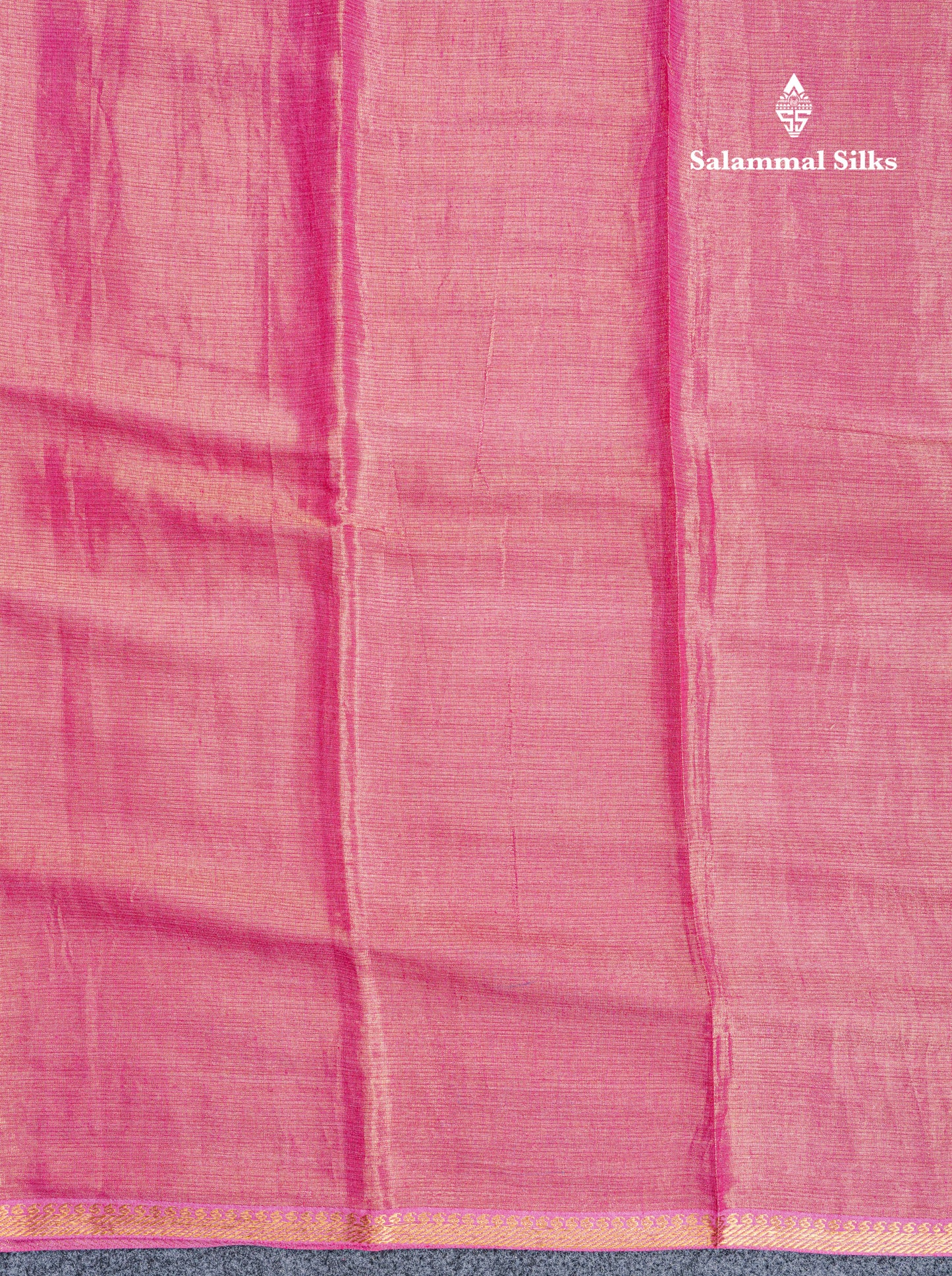 Violet Beautiful Tissue Pure Sungudi Cotton Saree With Small Border