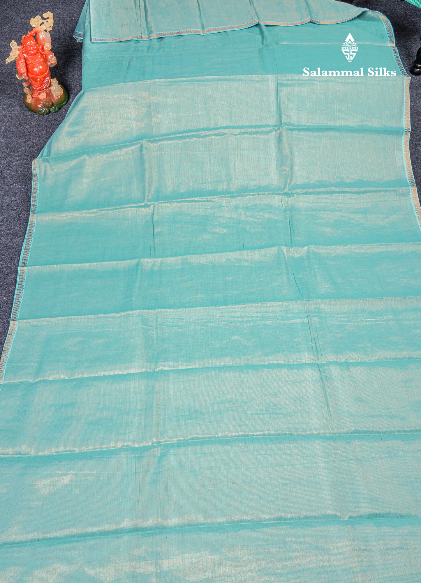 Violet Beautiful Tissue Pure Sungudi Cotton Saree With Small Border