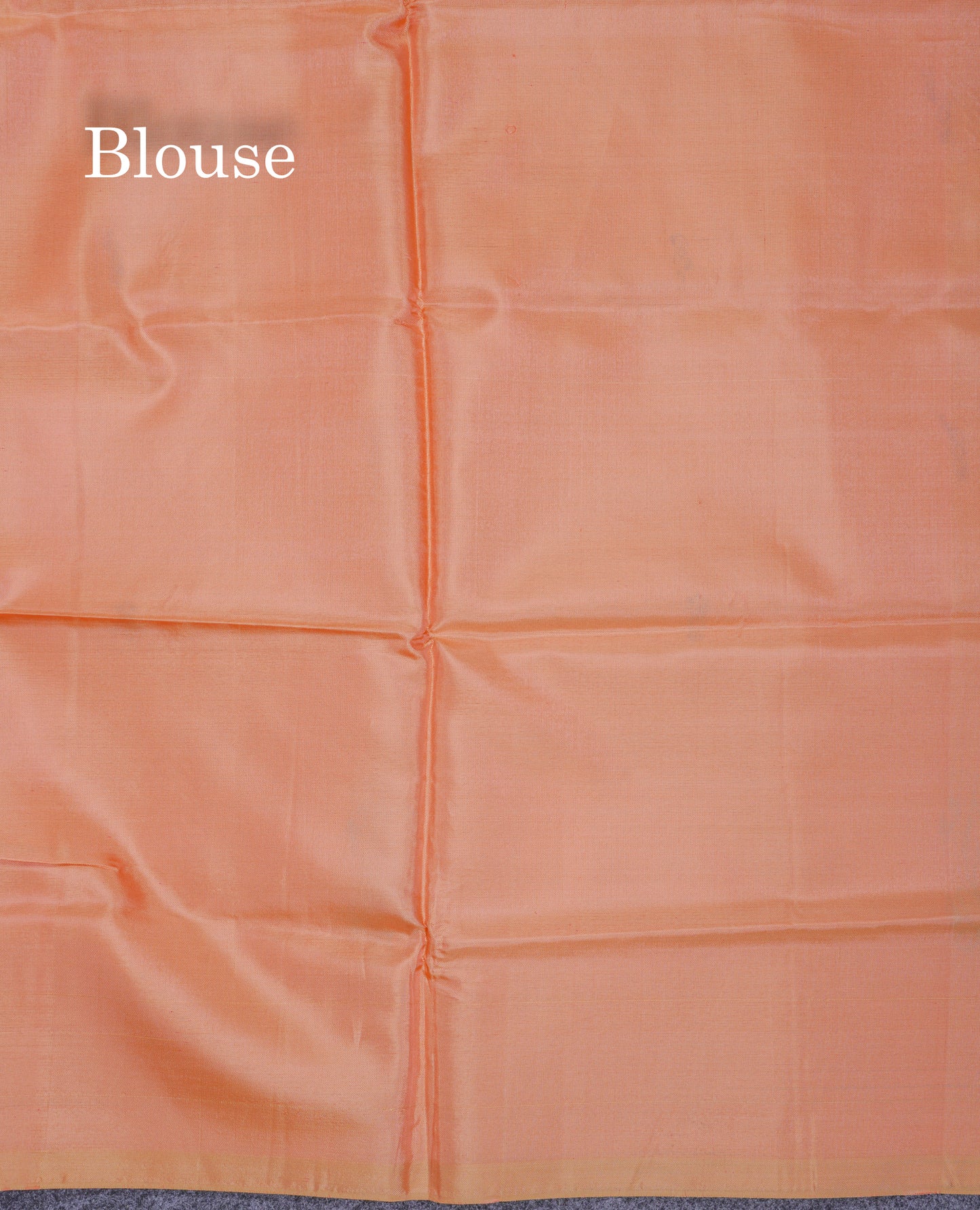 Sky Blue Thread work Buttas Banana Pinth Saree (Vaazhainaar Pattu) With Contrast Peach Blouse