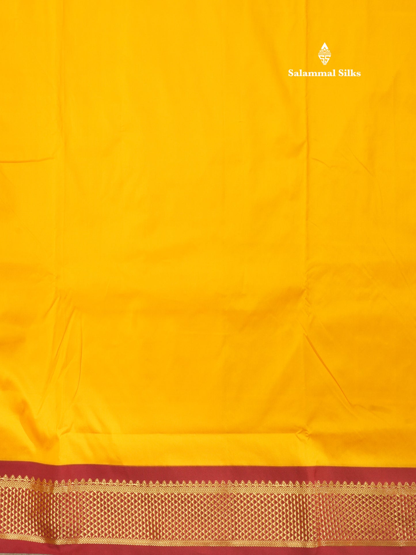 9.5 Yards Semi Silk Saree Light Green with Contrast Maroon Border