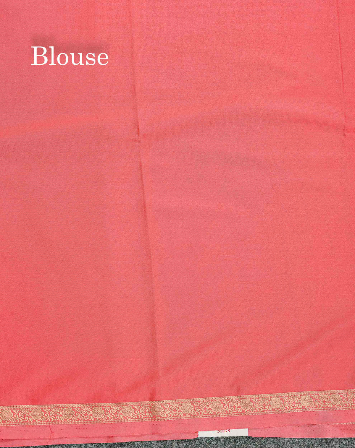 Semi Mysore Silk Saree - Peach Colour Body Plain With Small Border