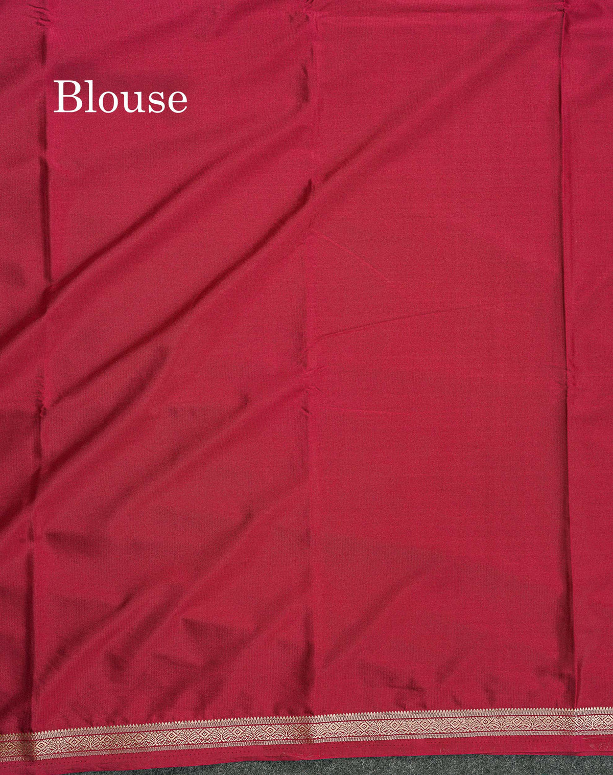 Semi Mysore Silk Saree - Pink Colour Body Plain With Small Border