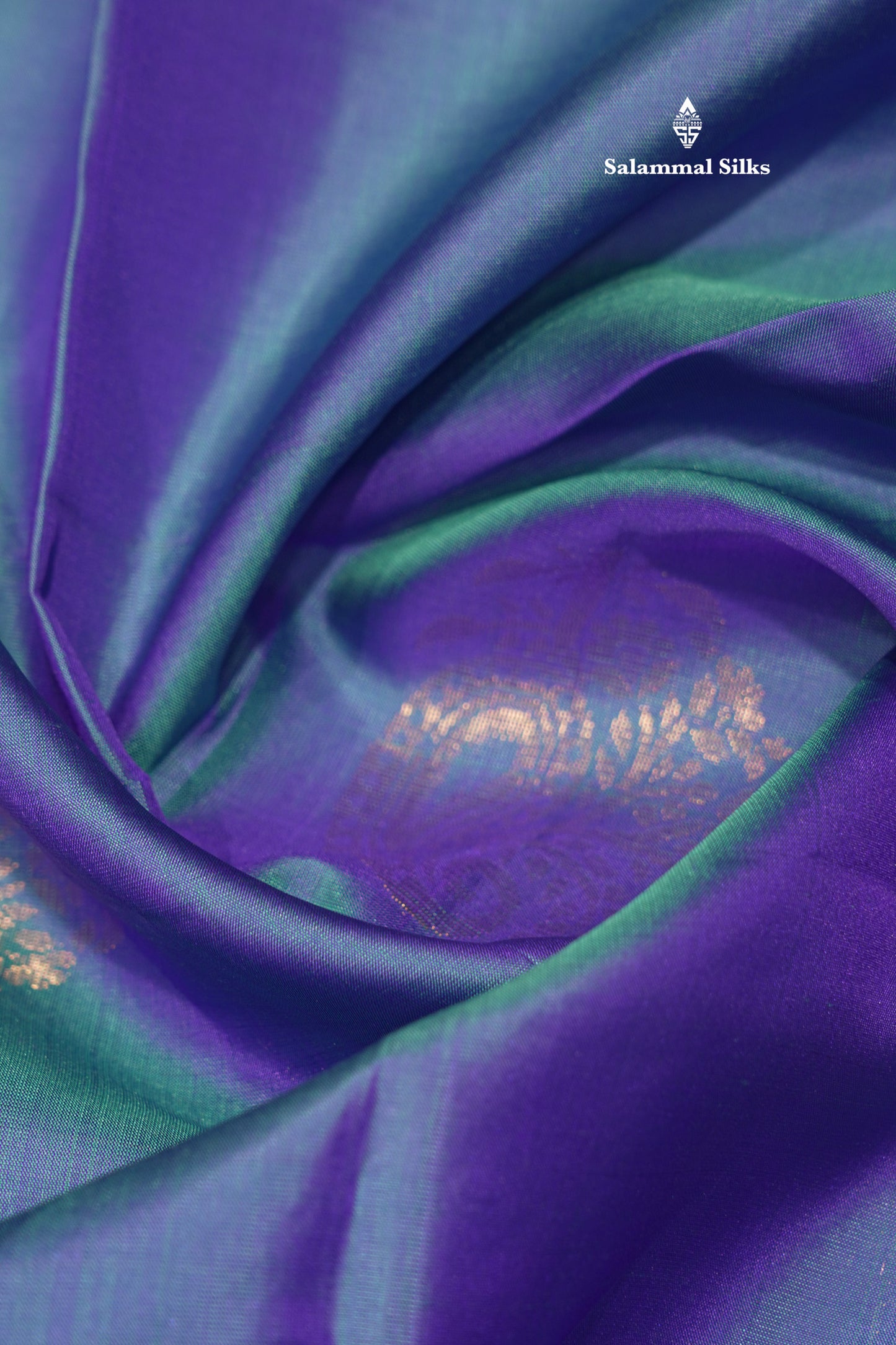 Ramar Blue Colour Pure Kanjivaram Soft Silk Saree With Rexona Green Border