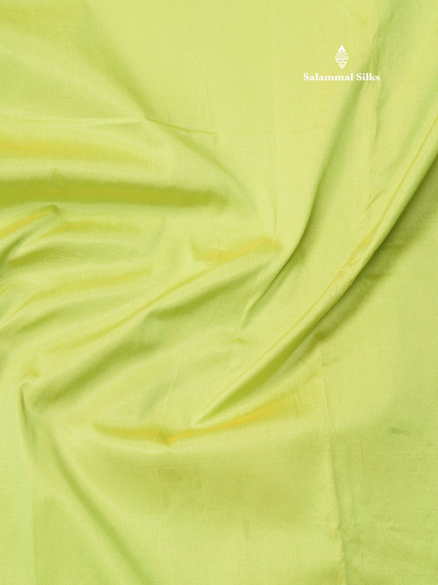 9.5 Yards Semi Silk Saree Light Green with Contrast Maroon Border