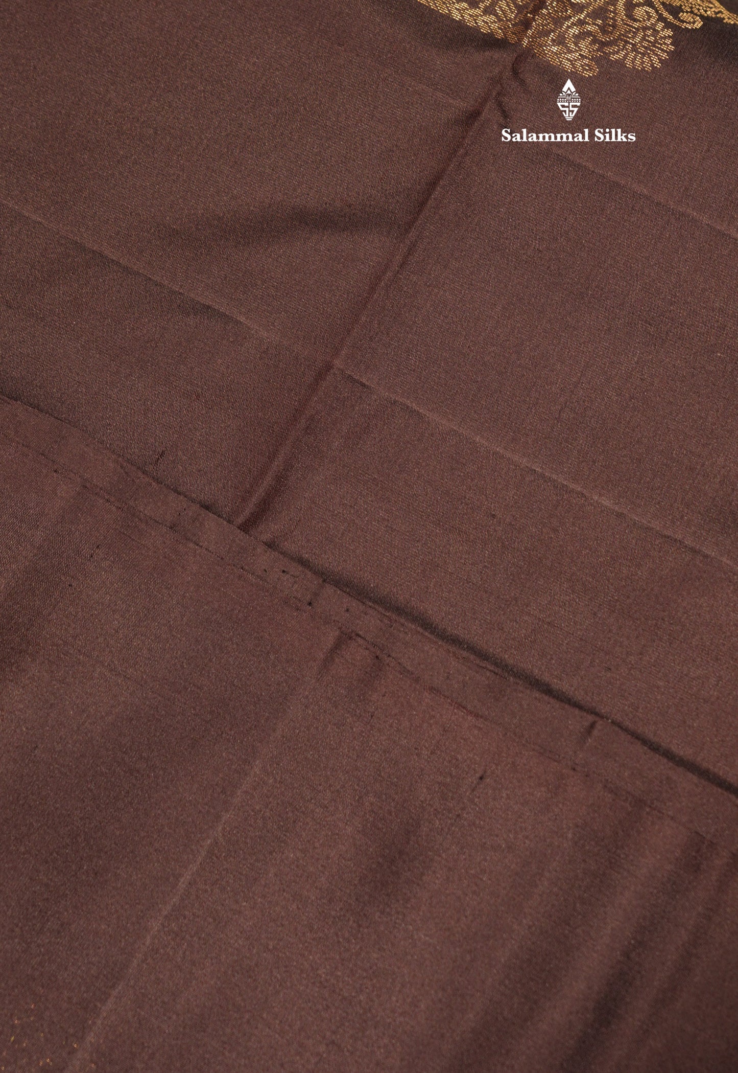 Dark Brown Colour Pure Kanjivaram Soft Silk Saree With Black Border