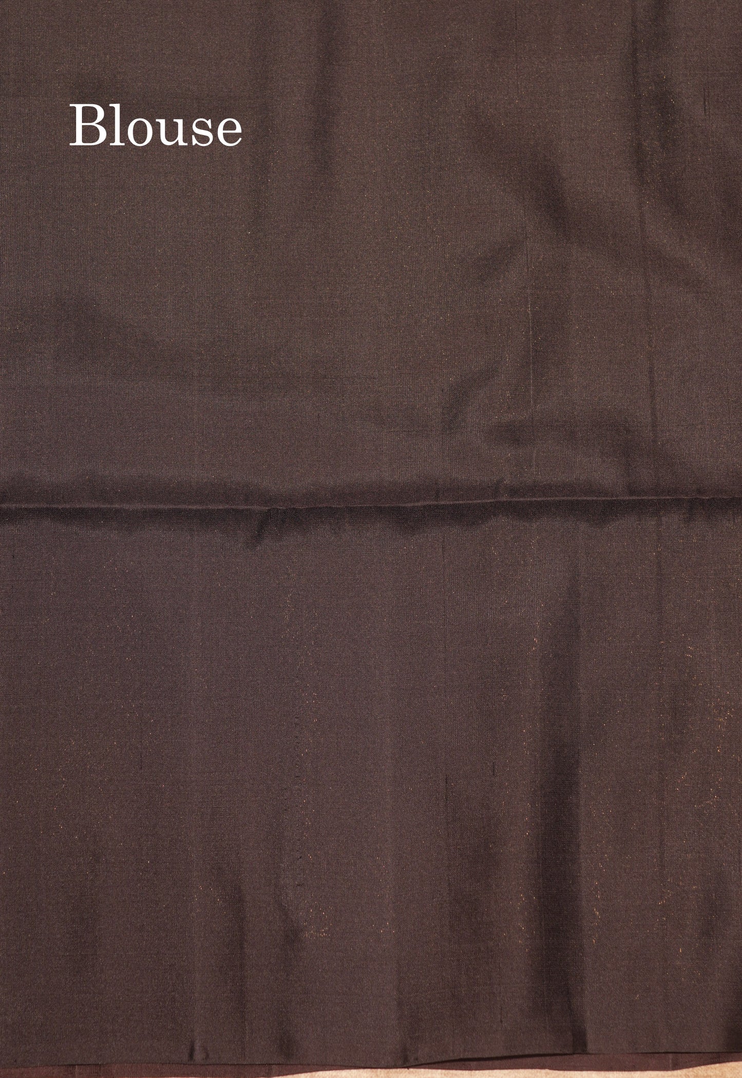 Dark Brown Colour Pure Kanjivaram Soft Silk Saree With Black Border