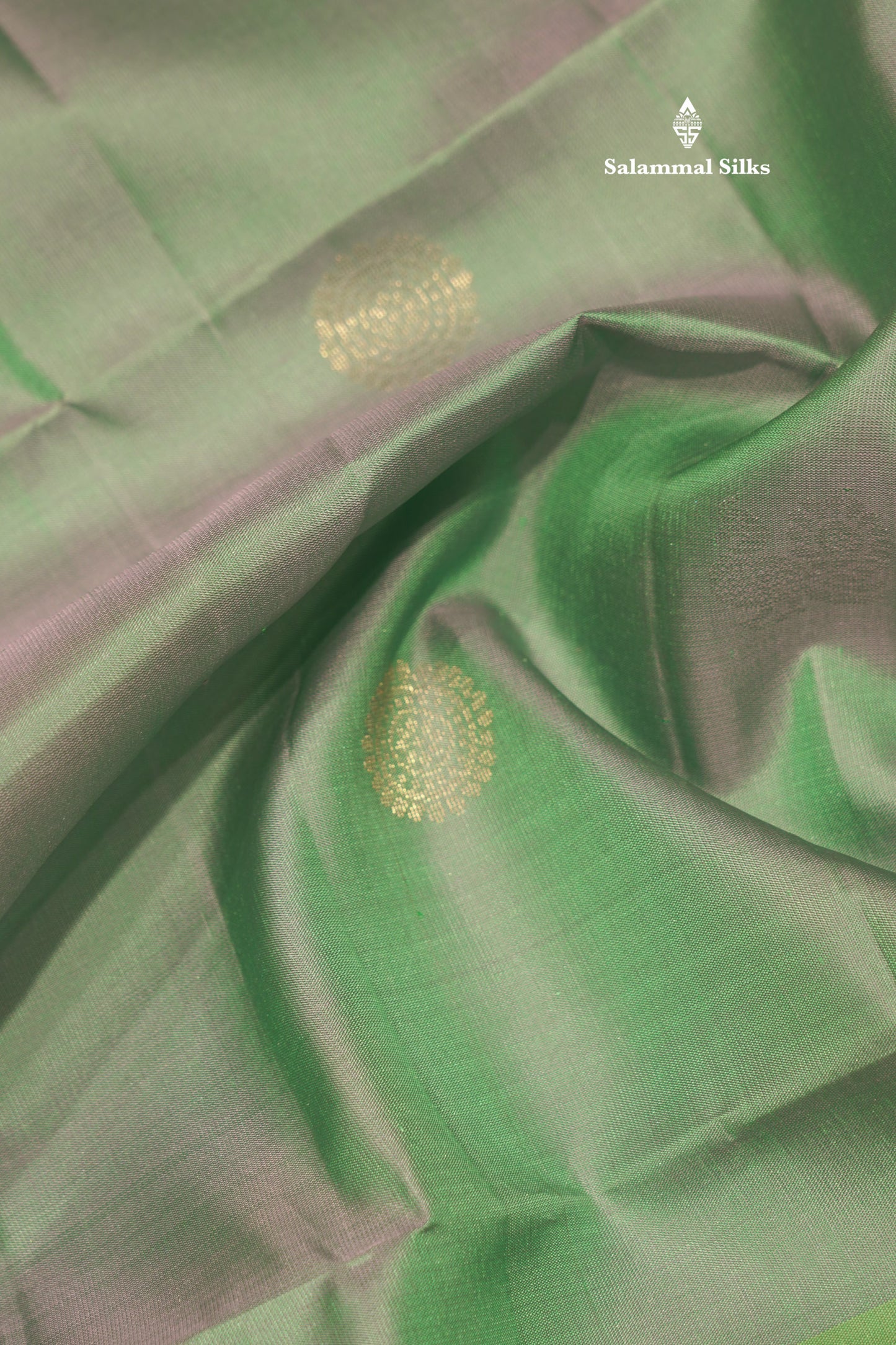 Light Green Colour Pure Kanjivaram Soft Silk Saree With Elaichi Green Border