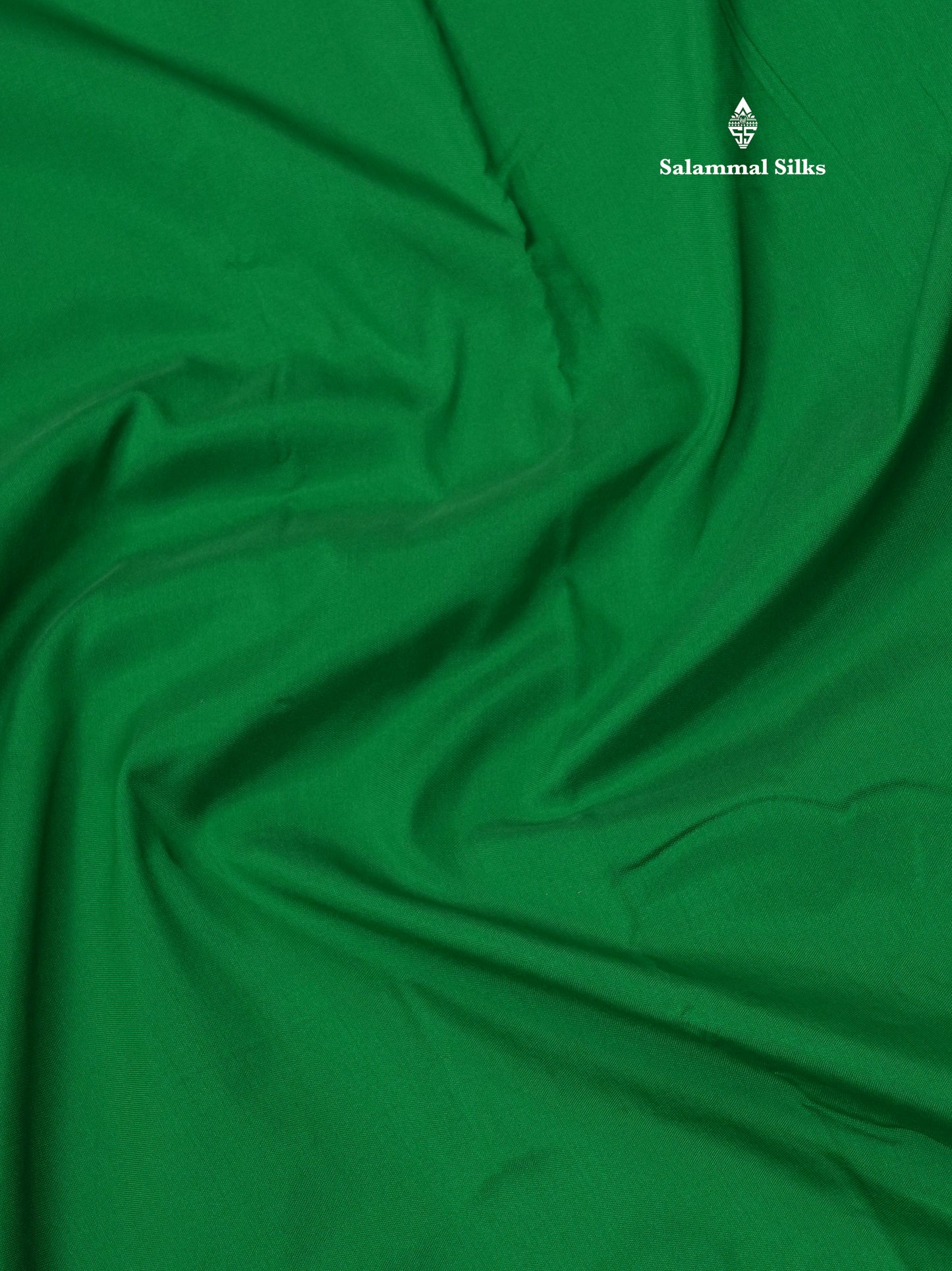 9.5 Yards Semi Silk Saree Bottle Green with Contrast Pink Border
