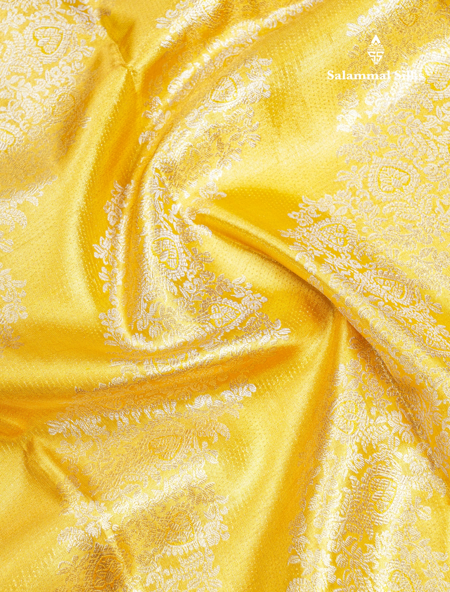 Golden Yellow Beautiful Bridal Pure Kanjivaram Silk Saree With Maroon Traditional Evening Morning Border
