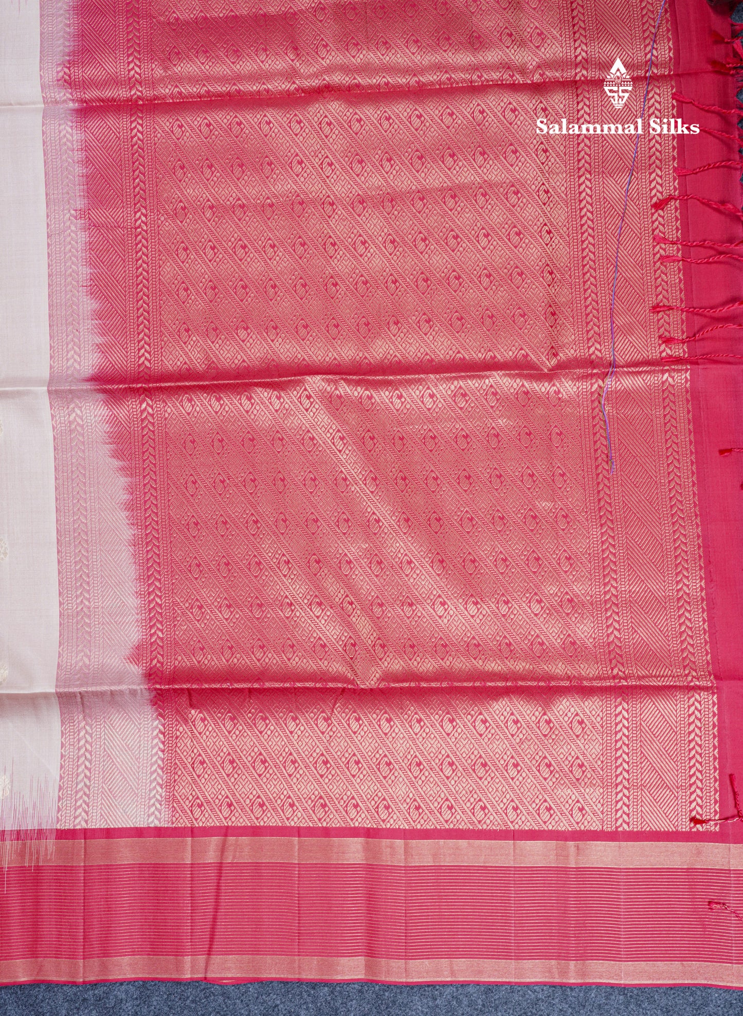 Beautiful Sandal Pure Kanjivaram Soft Silk Saree With Maroon Border