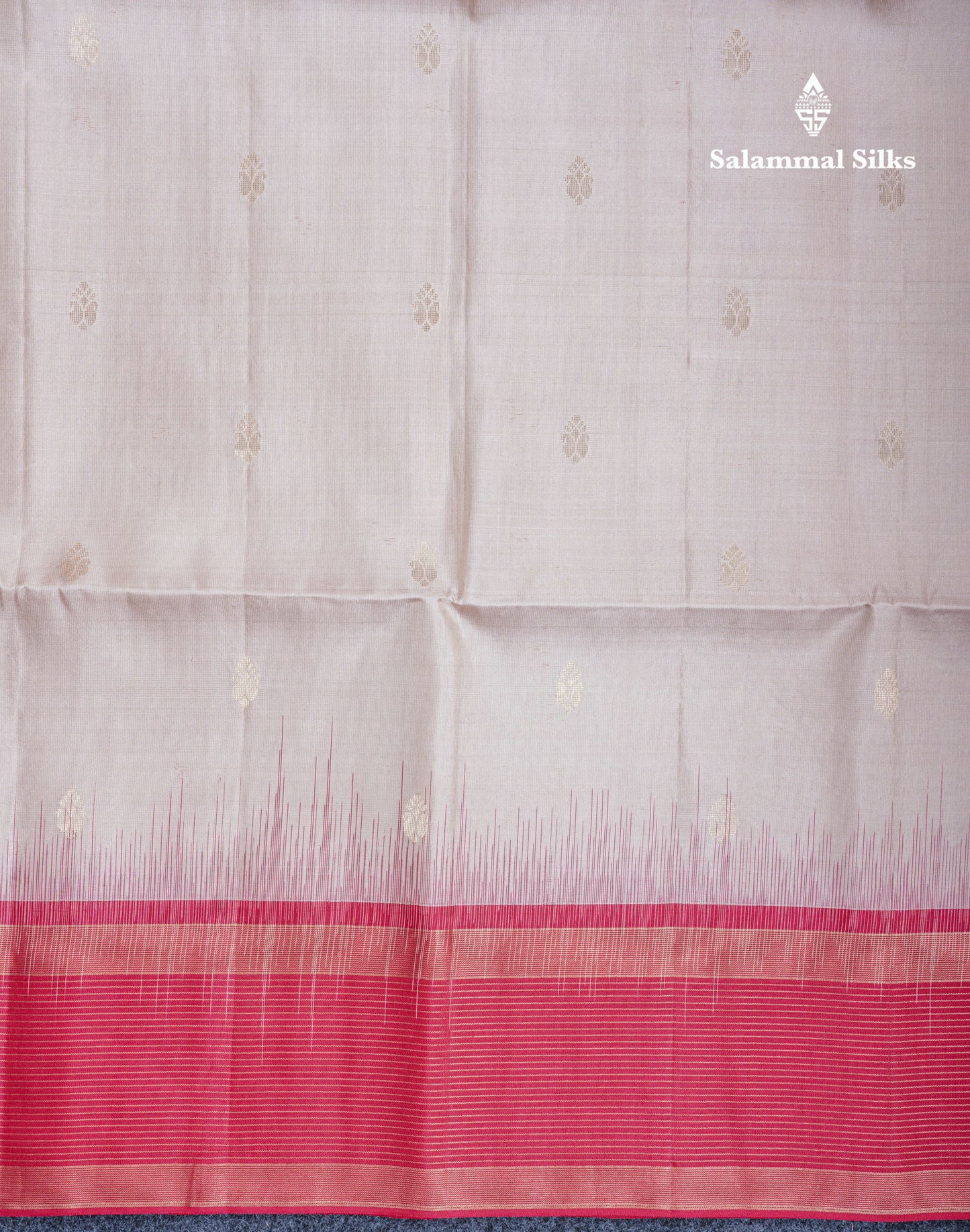 Beautiful Sandal Pure Kanjivaram Soft Silk Saree With Maroon Border