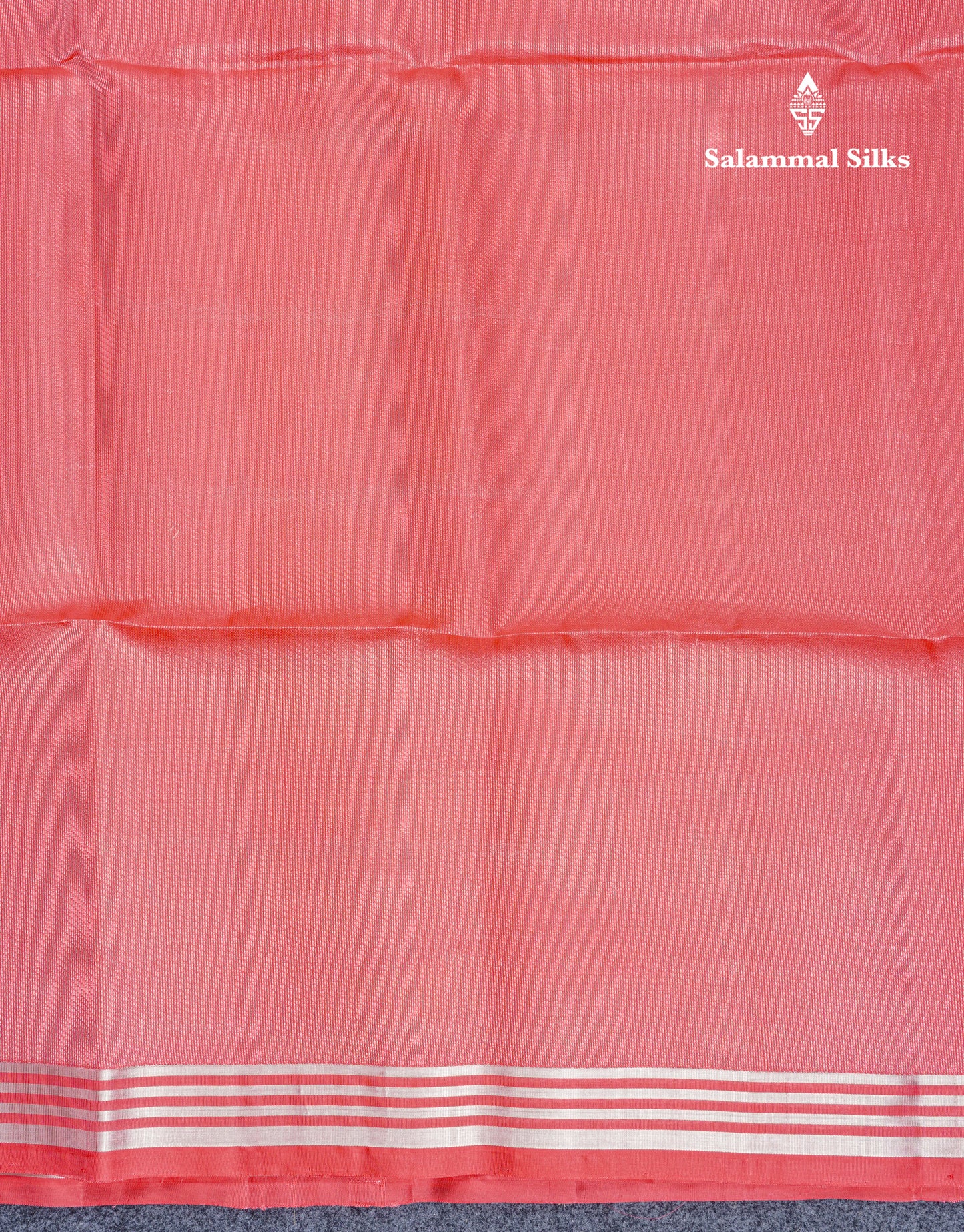 Light Pink Pure Kanjivaram Soft Silk Saree With Silver Zari Border