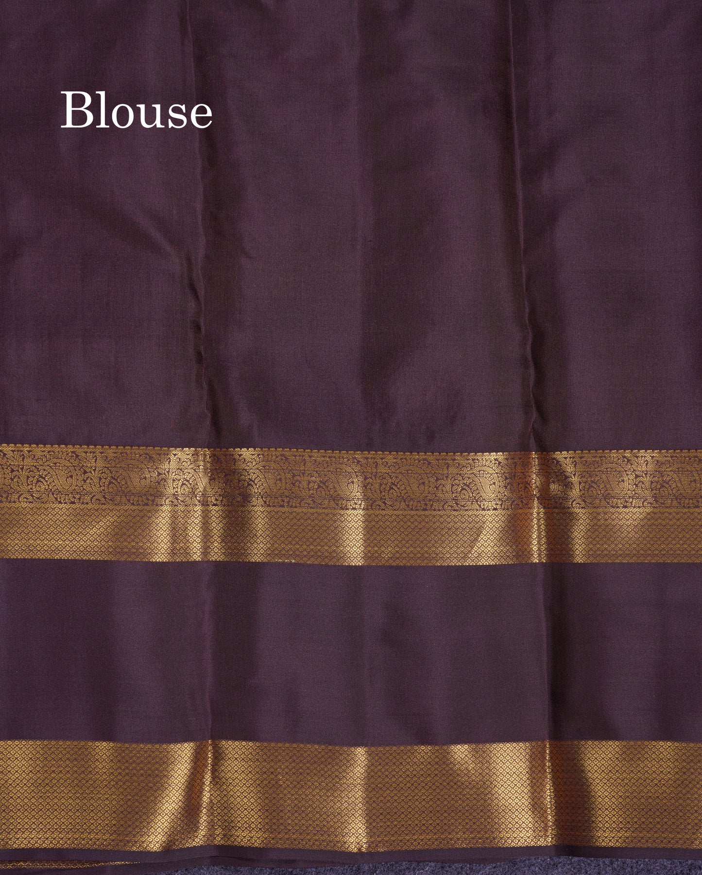 Beautiful Cream Sandal Puremix Silk Saree With Contrast Dark Brown Traditional Rettapet Evening Morning Border