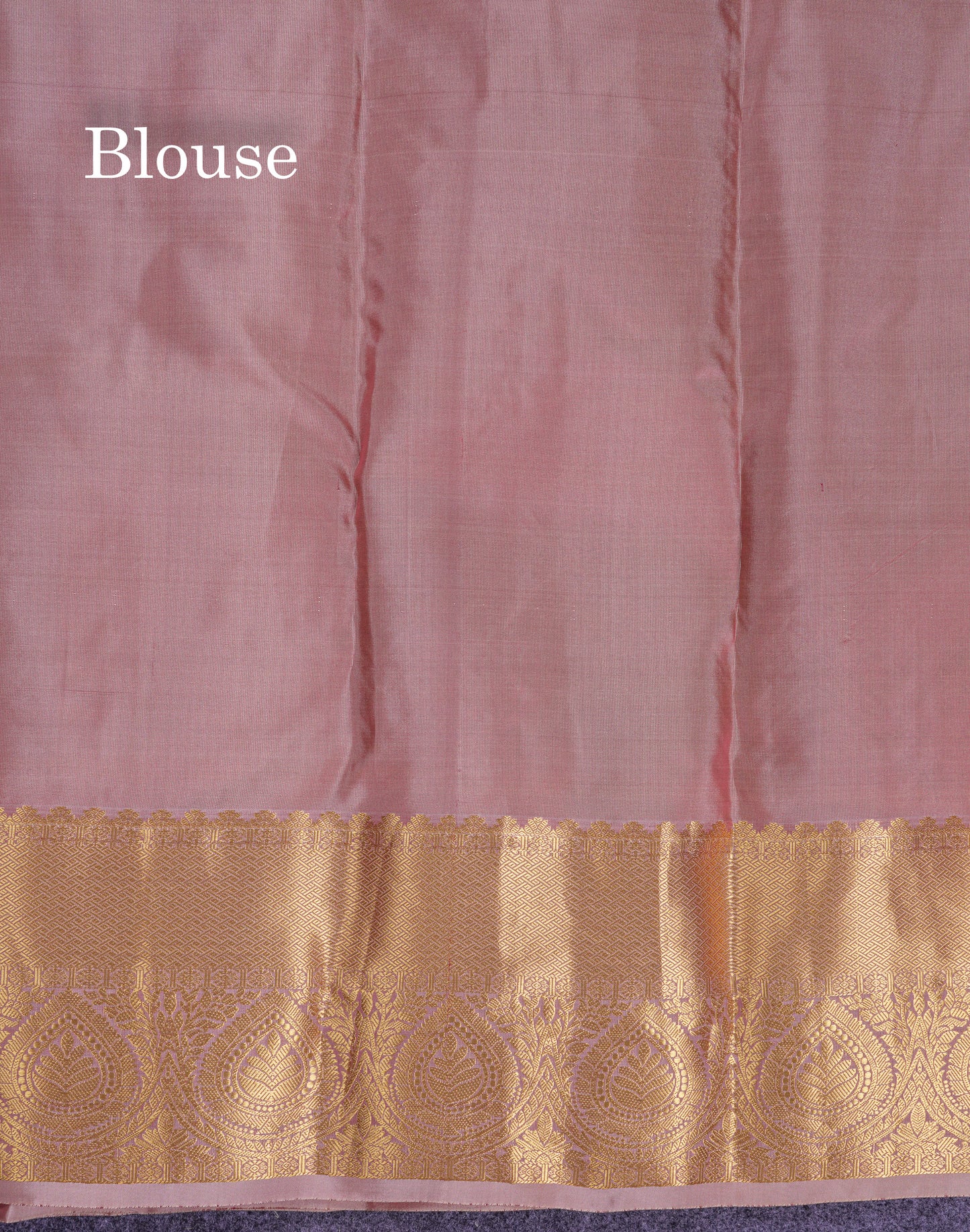 Beautiful Peach Puremix Silk Saree With Contrast Dual Tone Peacock Blue Blouse
