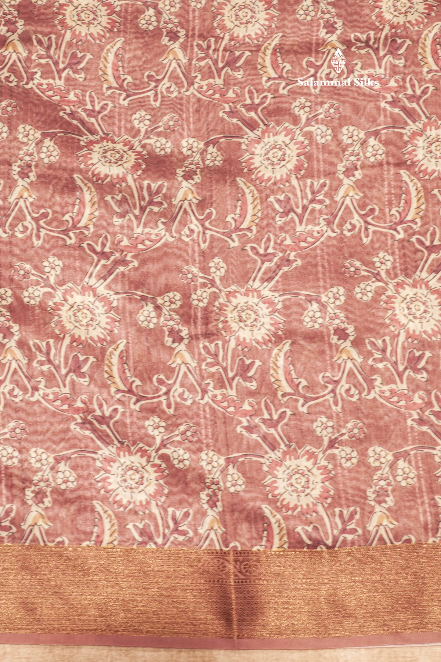 Olive Mustard Yellow Colour Chanderi Mixed Cotton Saree With Blouse