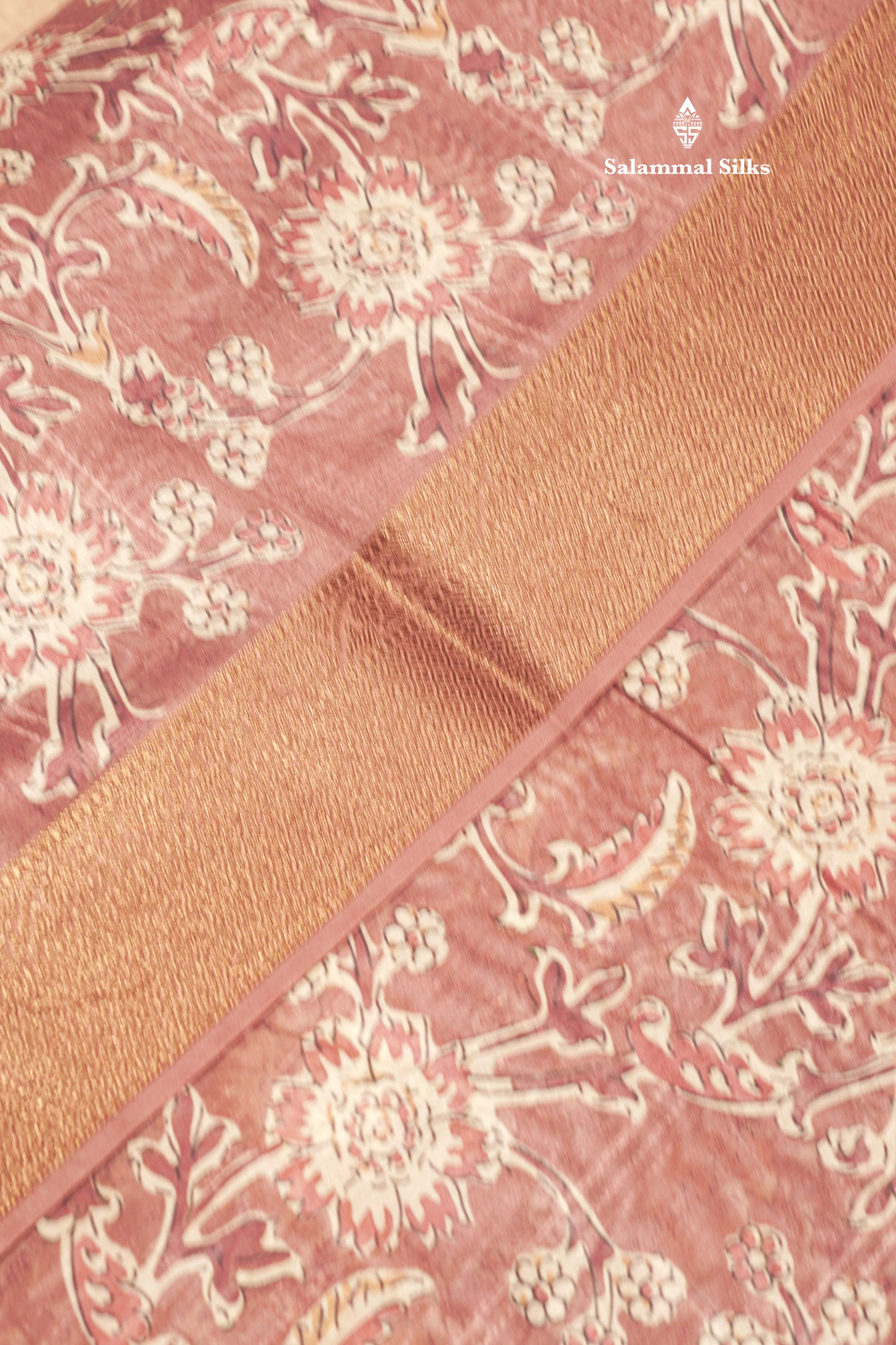 Olive Mustard Yellow Colour Chanderi Mixed Cotton Saree With Blouse