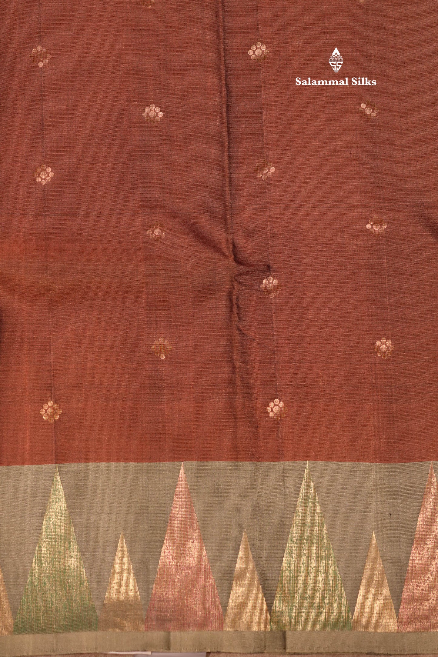 Brown Colour Pure Kanjivaram Soft Silk Saree With Contrast Border