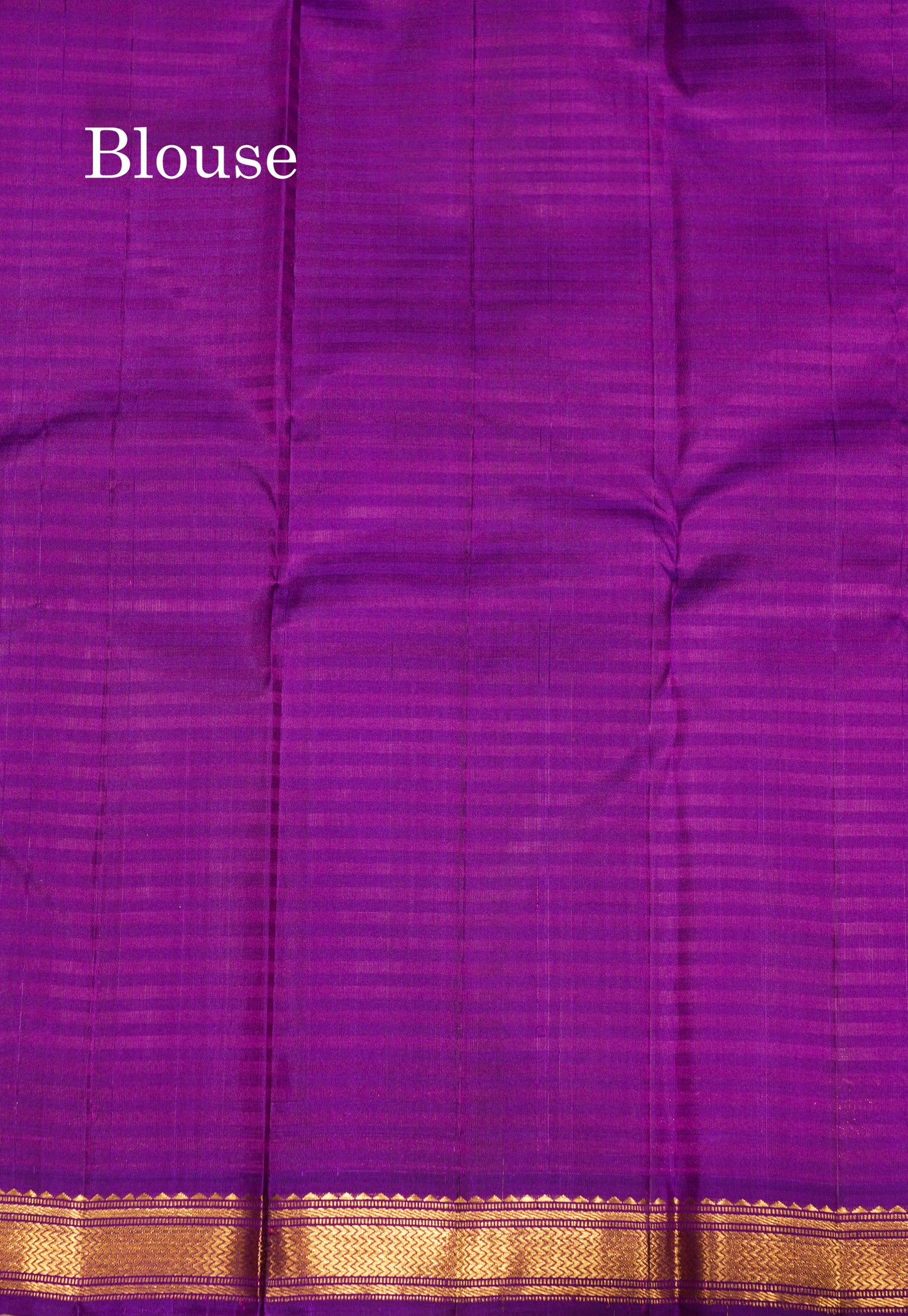 Light Chocolate Colour Pure Kanjivaram Silk Saree With Contrast Violet Small Border