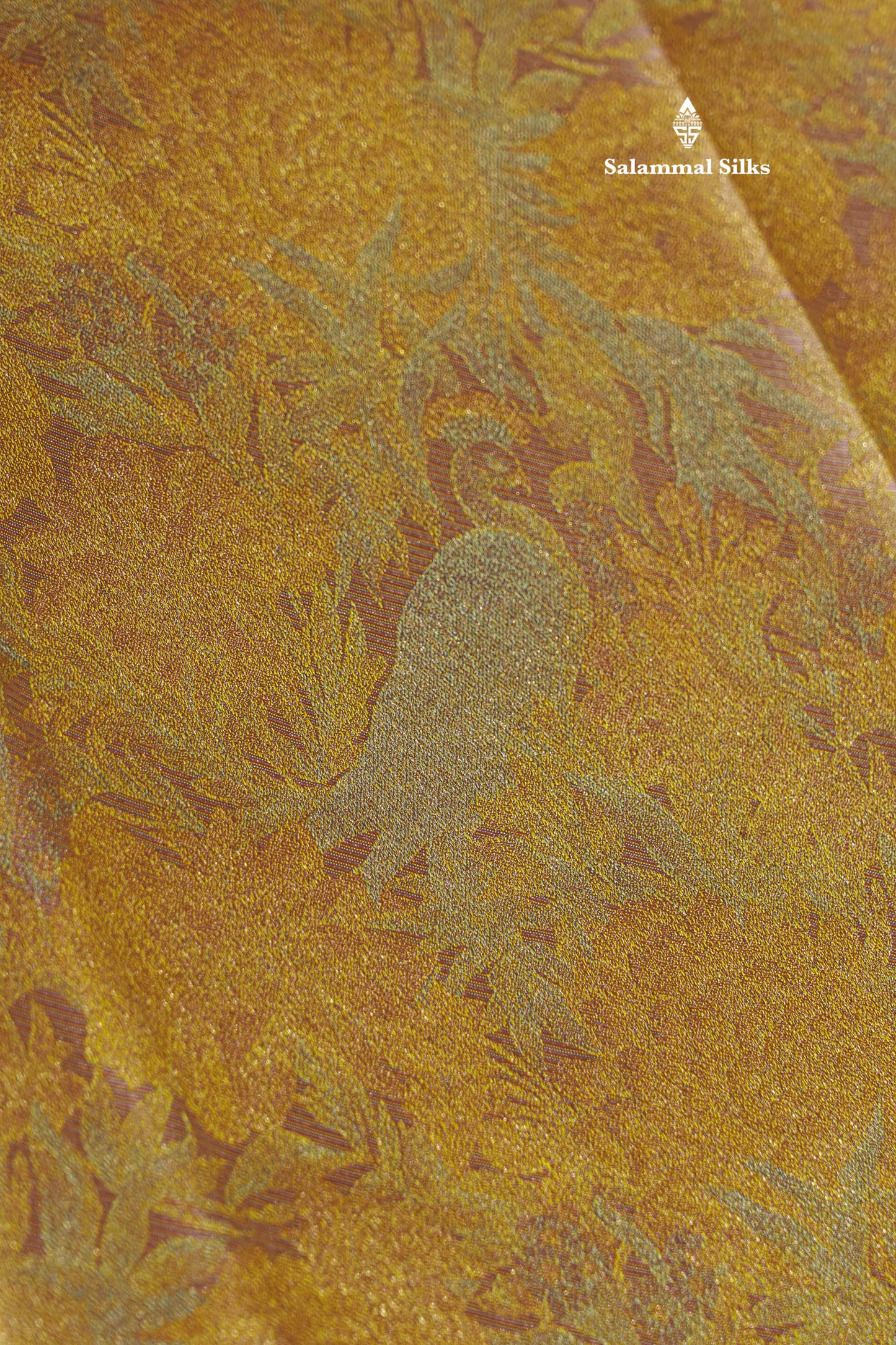 Yellow Colour Pure Kanjivaram Silk Saree with Elaichi Green Border