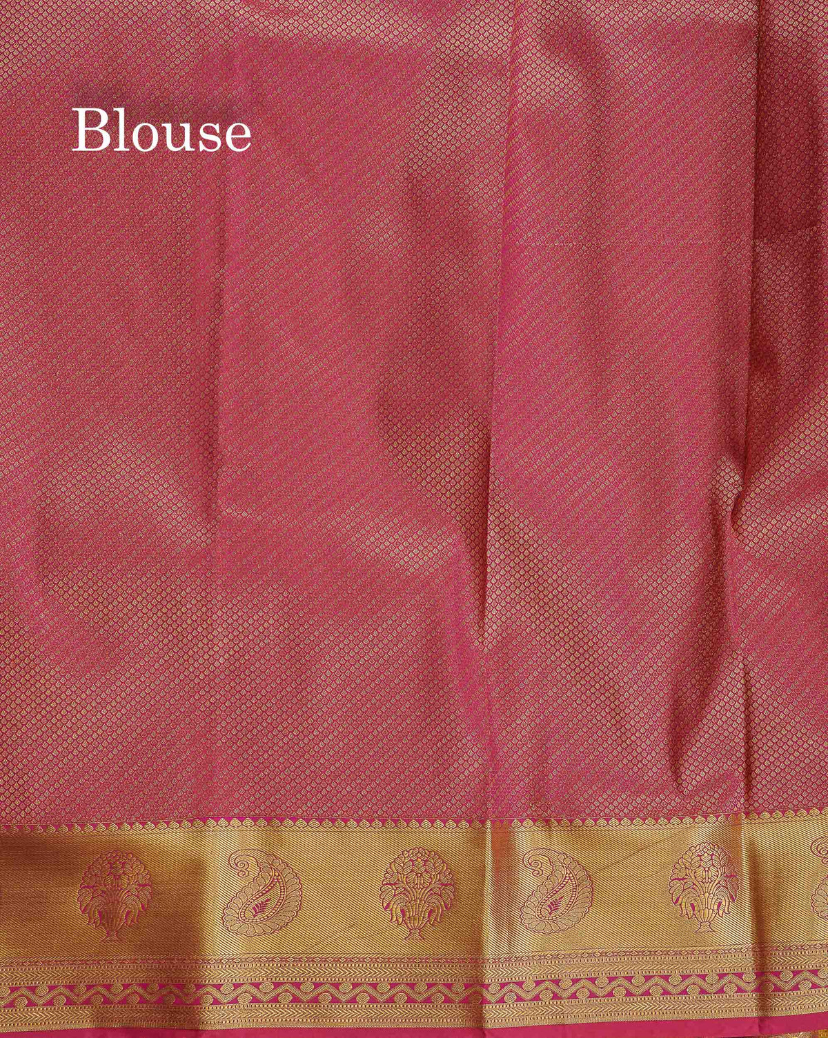 Semi Silk Saree - Mustard Yellow Colour Body With Contrast Dual Tone Pink Blouse