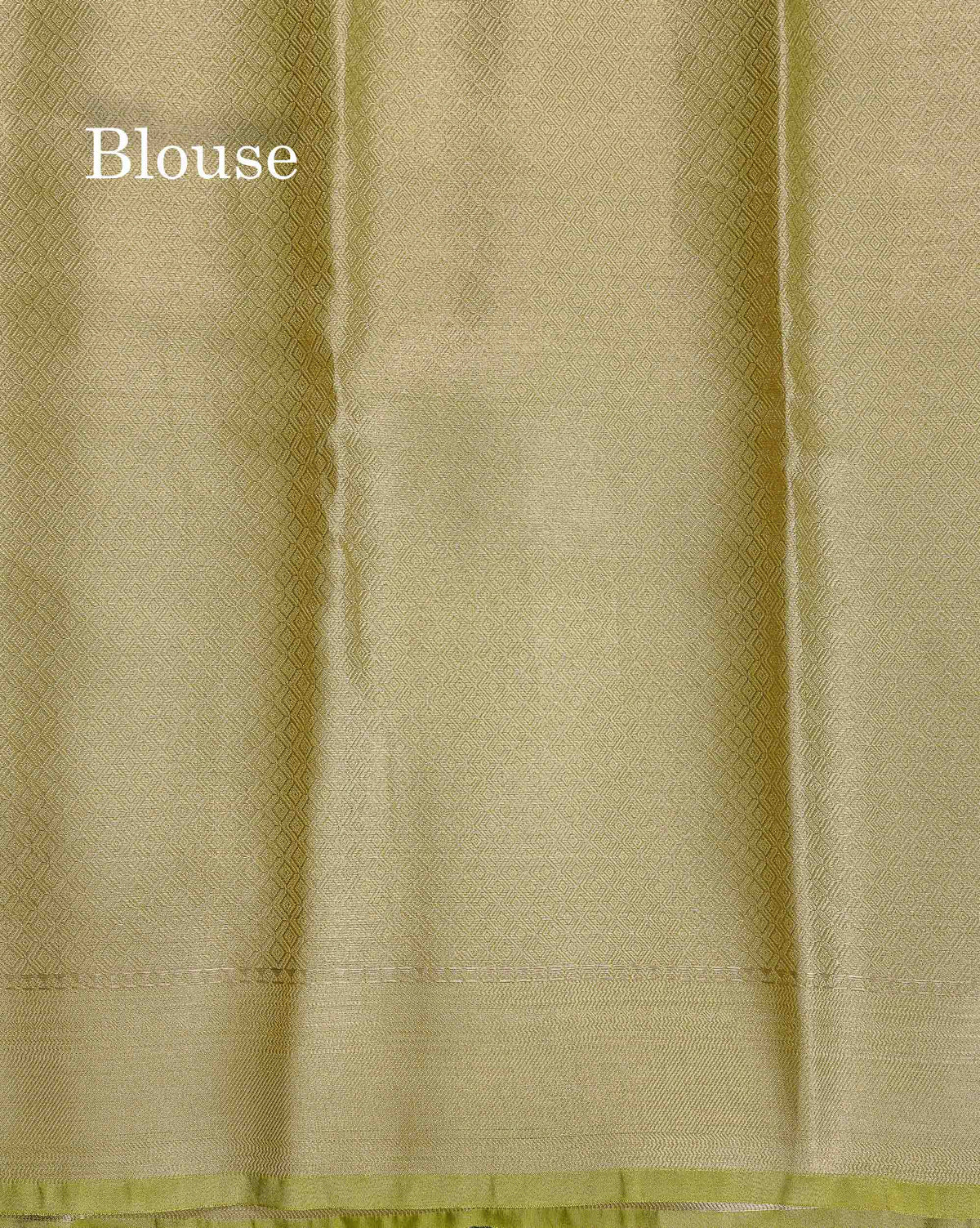 Tissue Saree - Parrot Green Colour Body With Blouse