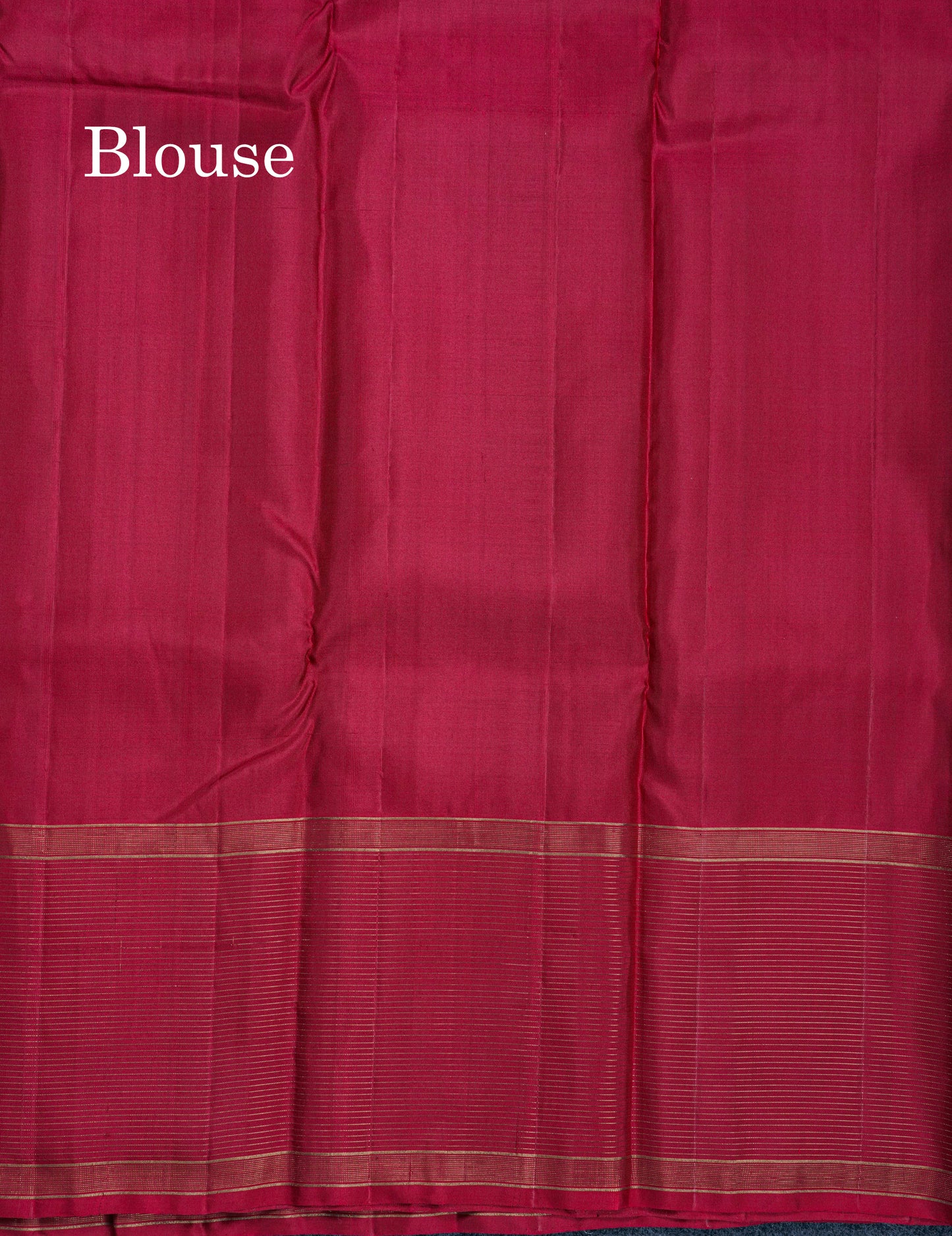 Dual Tone Light Maroon Pure Kanjivaram Silk Saree With Contrast Maroon Vairaoosi Border