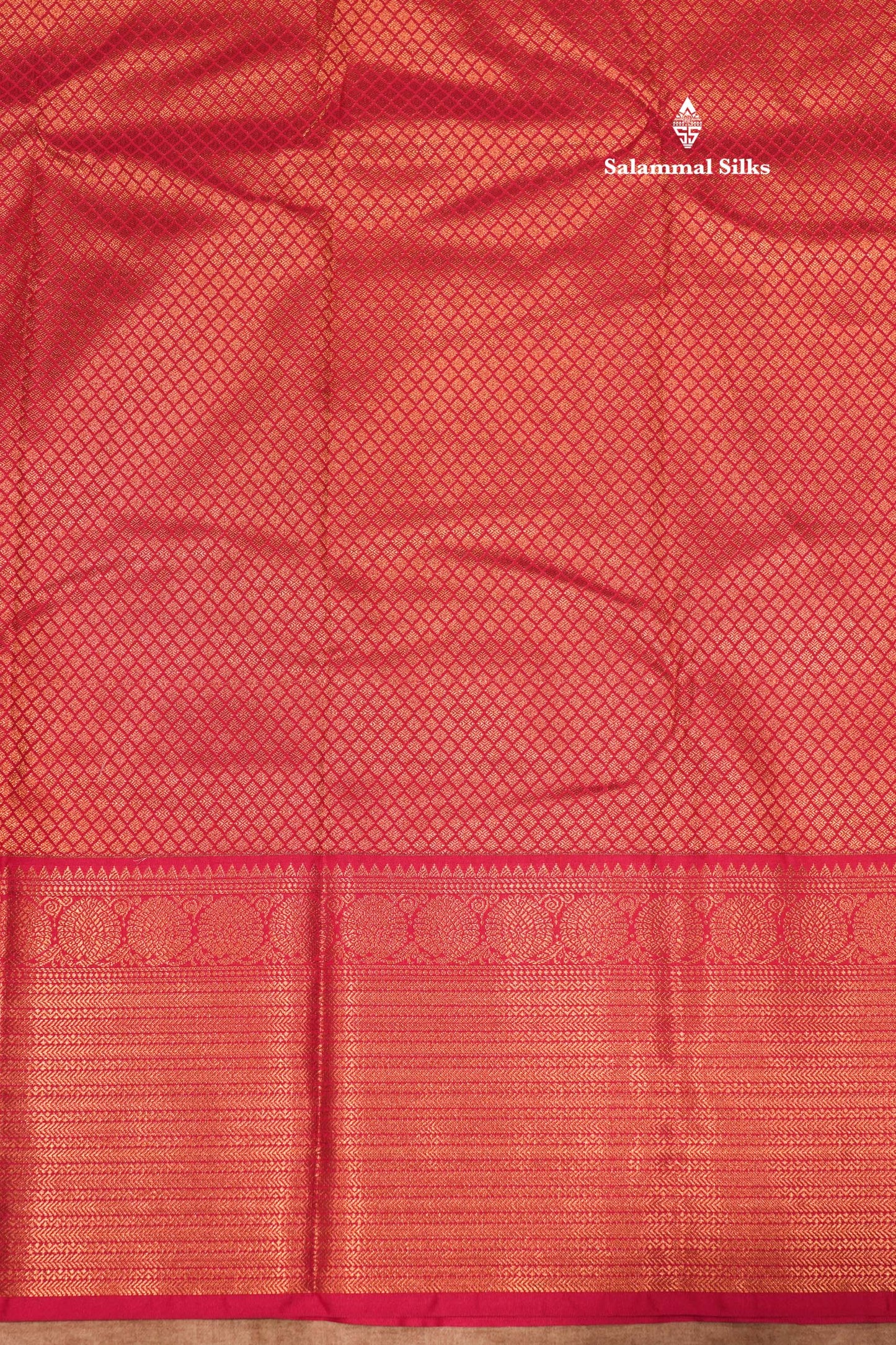 Violet Colour Semi Silk Saree With Contrast Pink Border