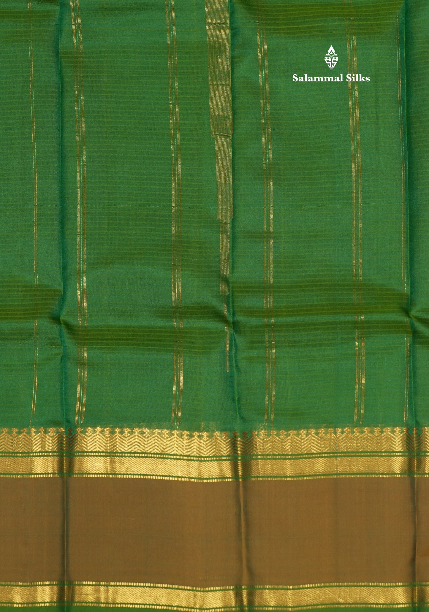 Kanjivaram Pure Silk Saree Violet With Olive Green Blouse