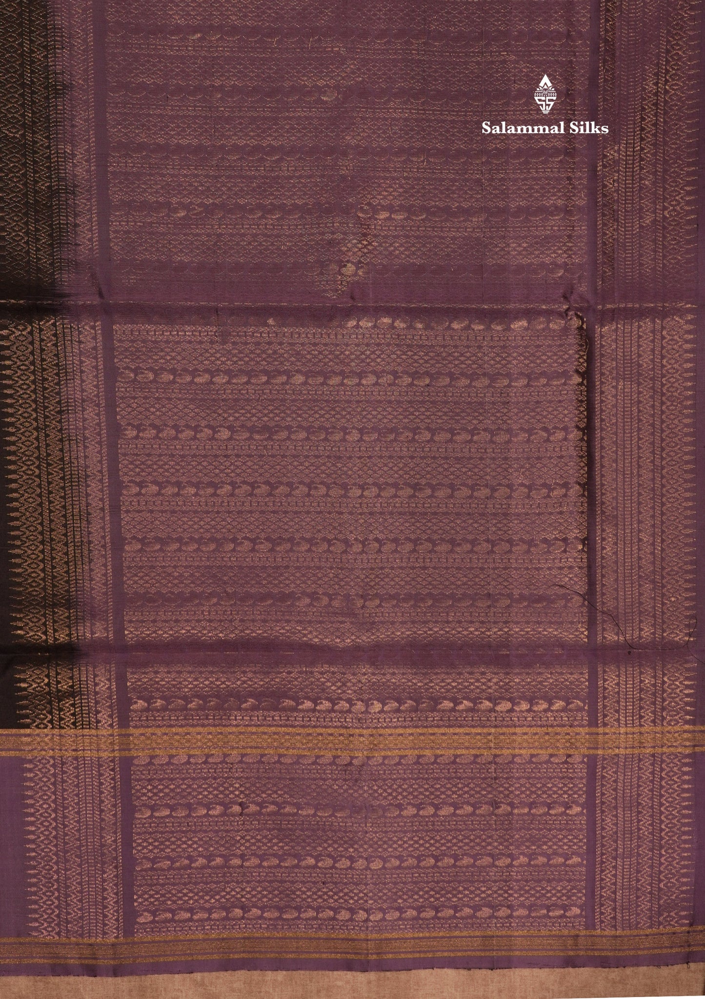 Black Colour Pure Kanjivaram Soft Silk Saree With Light Purple Border