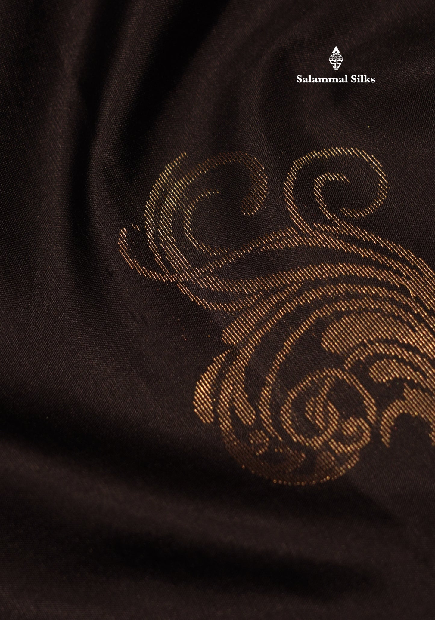 Black Colour Pure Kanjivaram Soft Silk Saree With Light Purple Border