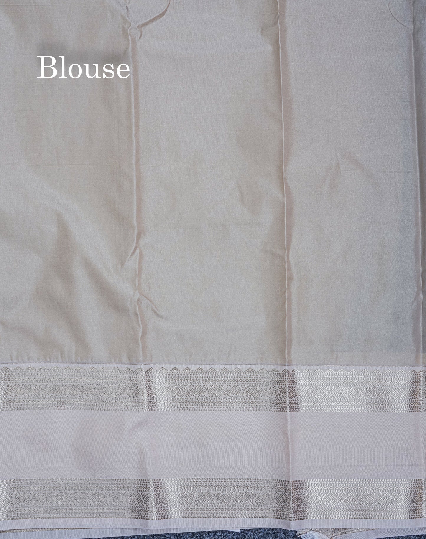 Dark Purple Semi Silk Saree With Contrast Sandal Traditional Double Border