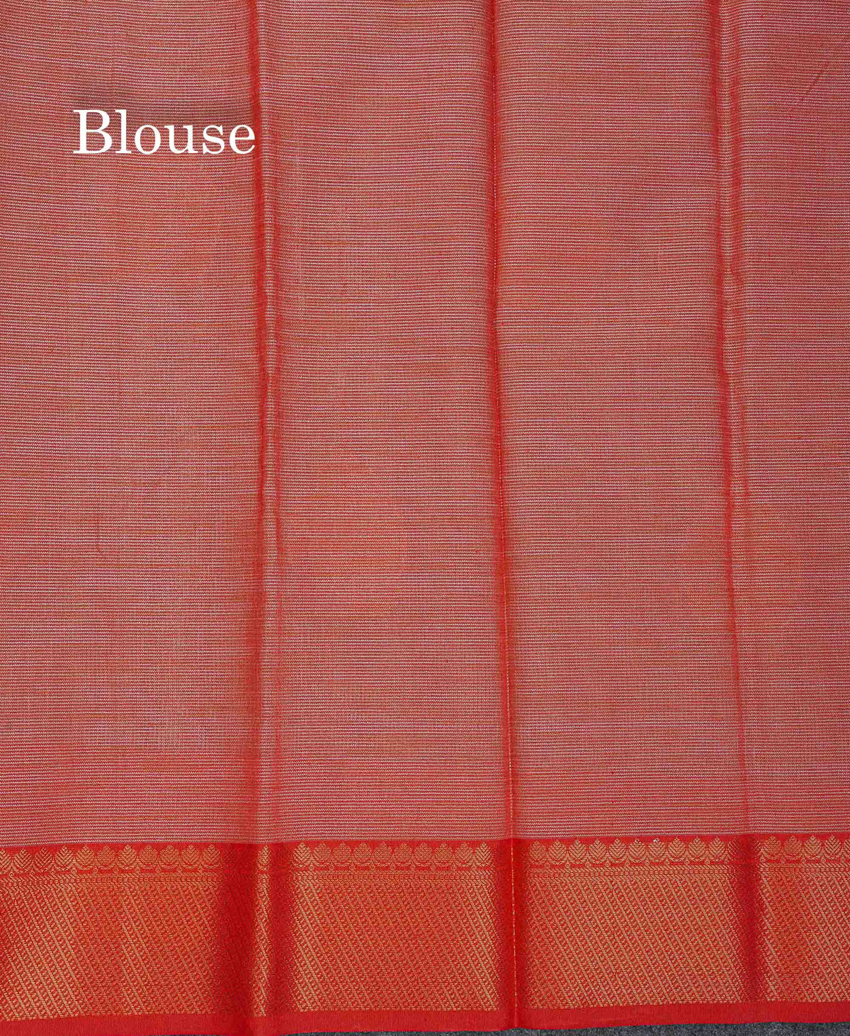 Jute Cotton Mix Saree - Light Rexona Colour Body With Contrast Tomato Red Border